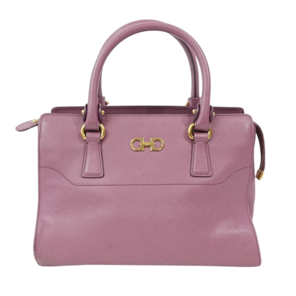 Pre-Owned Salvatore Ferragamo Beky Handbag Pink