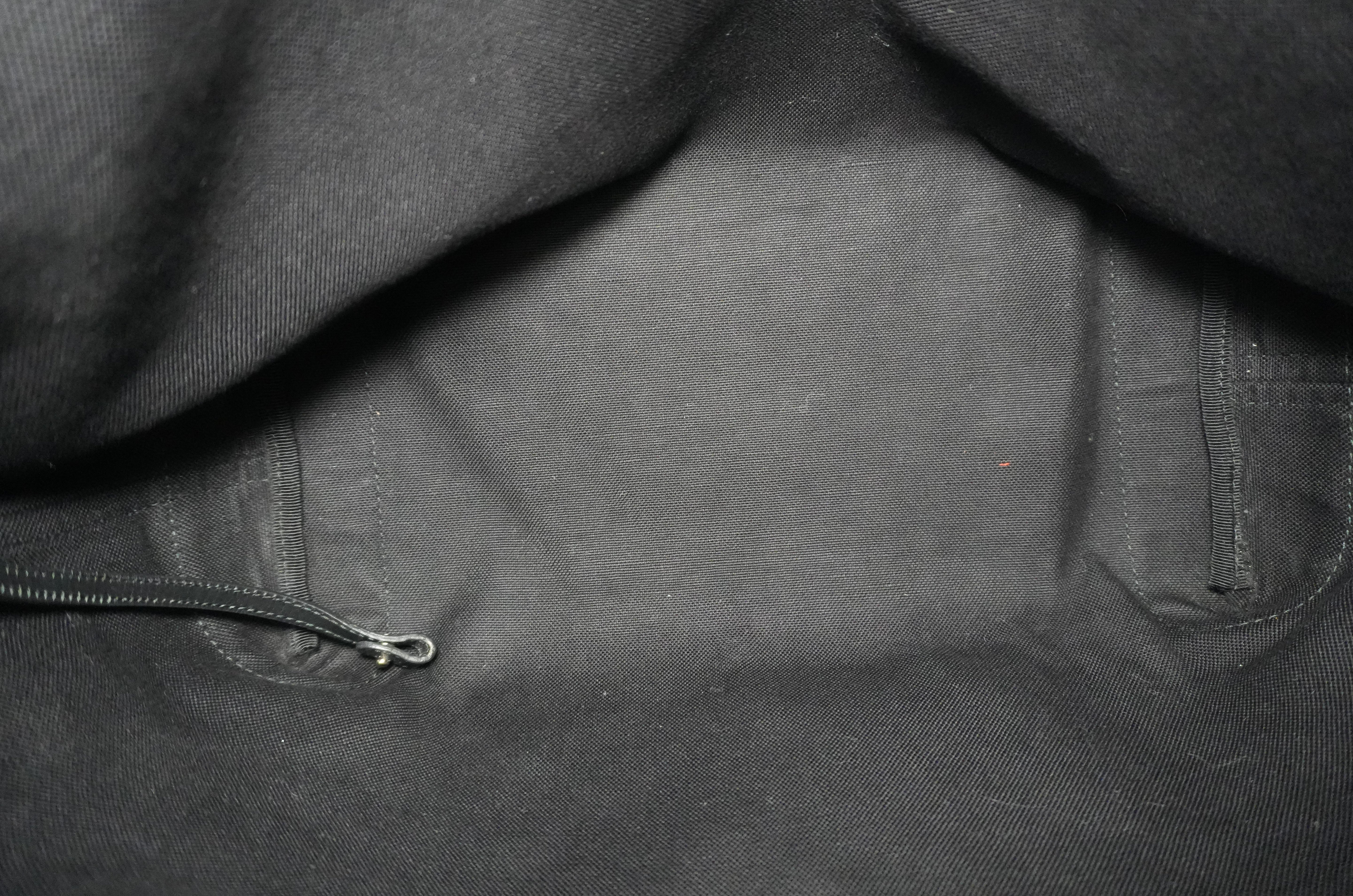 Pre-owned Gucci Black GG Canvas Craft Tote Bag