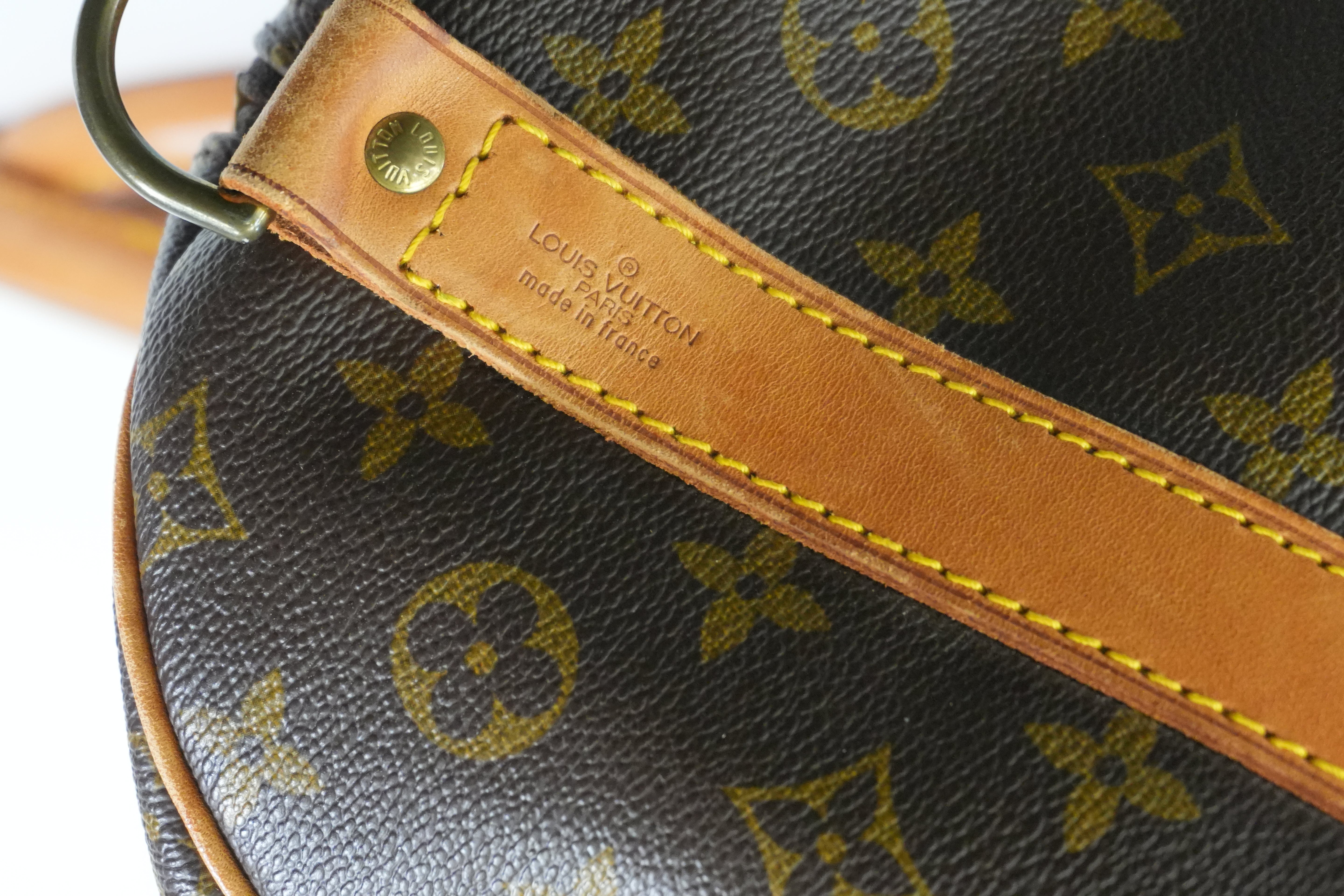 Pre-owned Louis Vuitton Monogram Keepall Bandouliere 55 Travel Bag