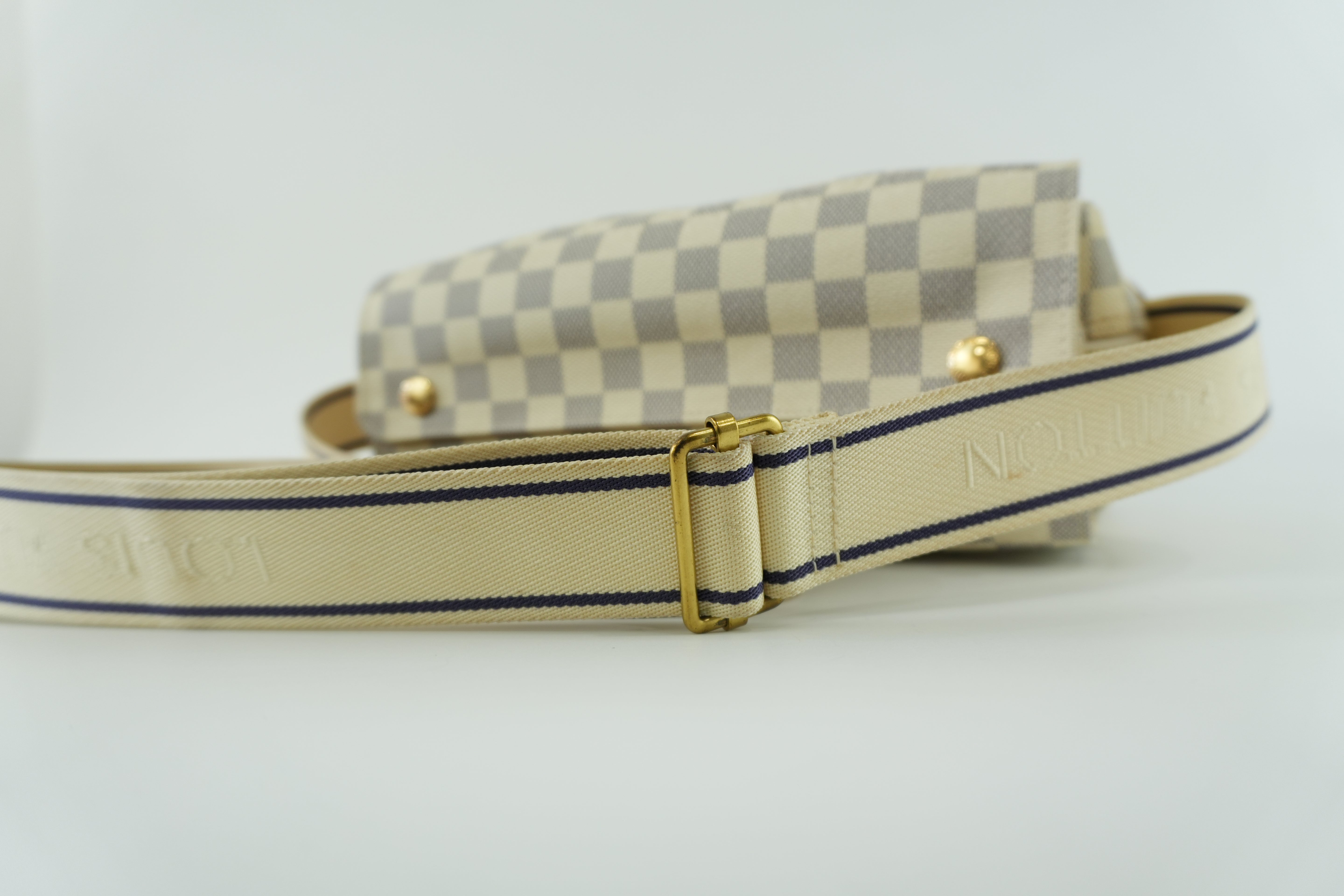 Louis Vuitton Damier Azur Naviglio Messenger Bag Used