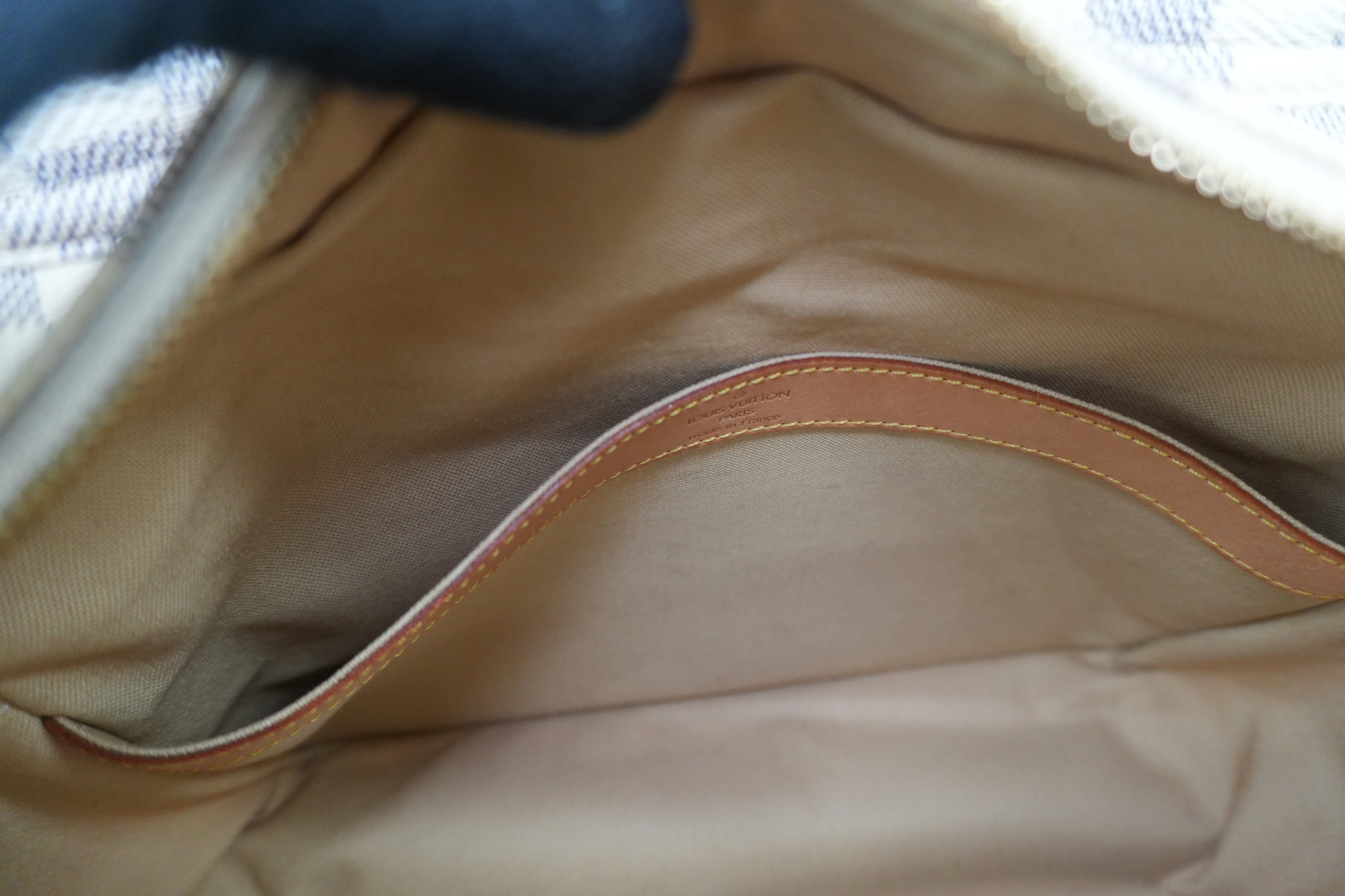 Louis Vuitton Damier Azur Naviglio Messenger Bag Used