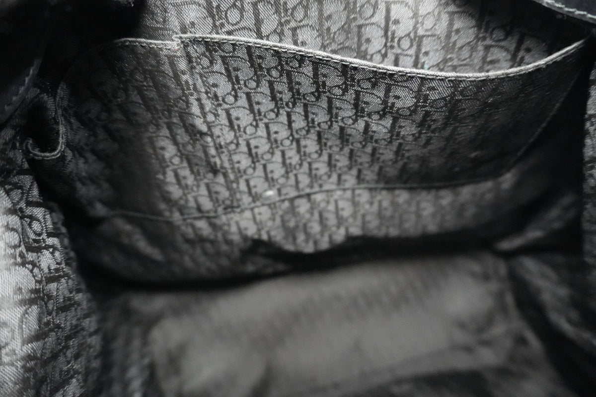 Pre-Owned Dior Cannage Cargo Shopper Tote Black