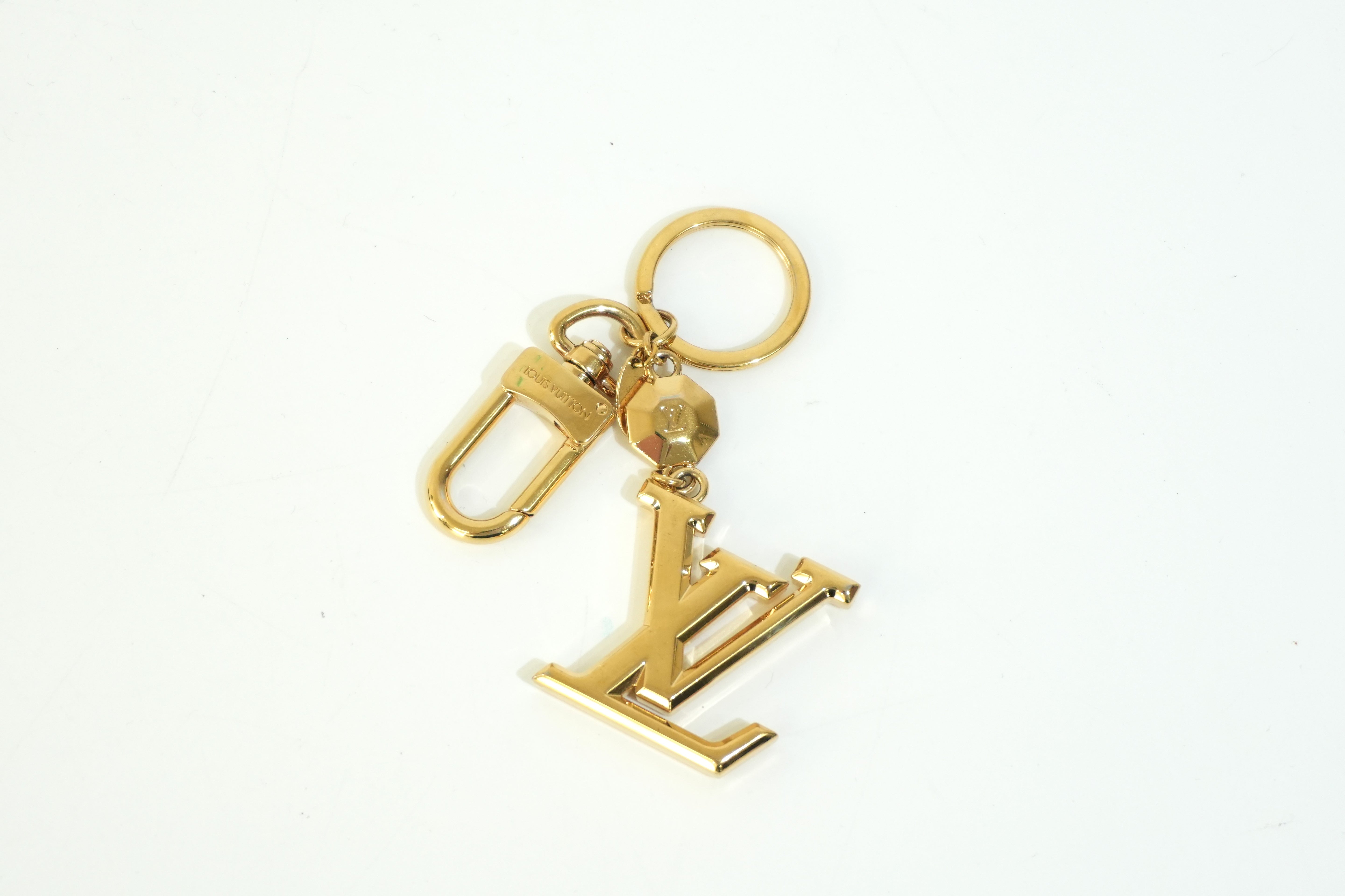 Pre-owned Louis Vuitton Bag Charm Gold tone