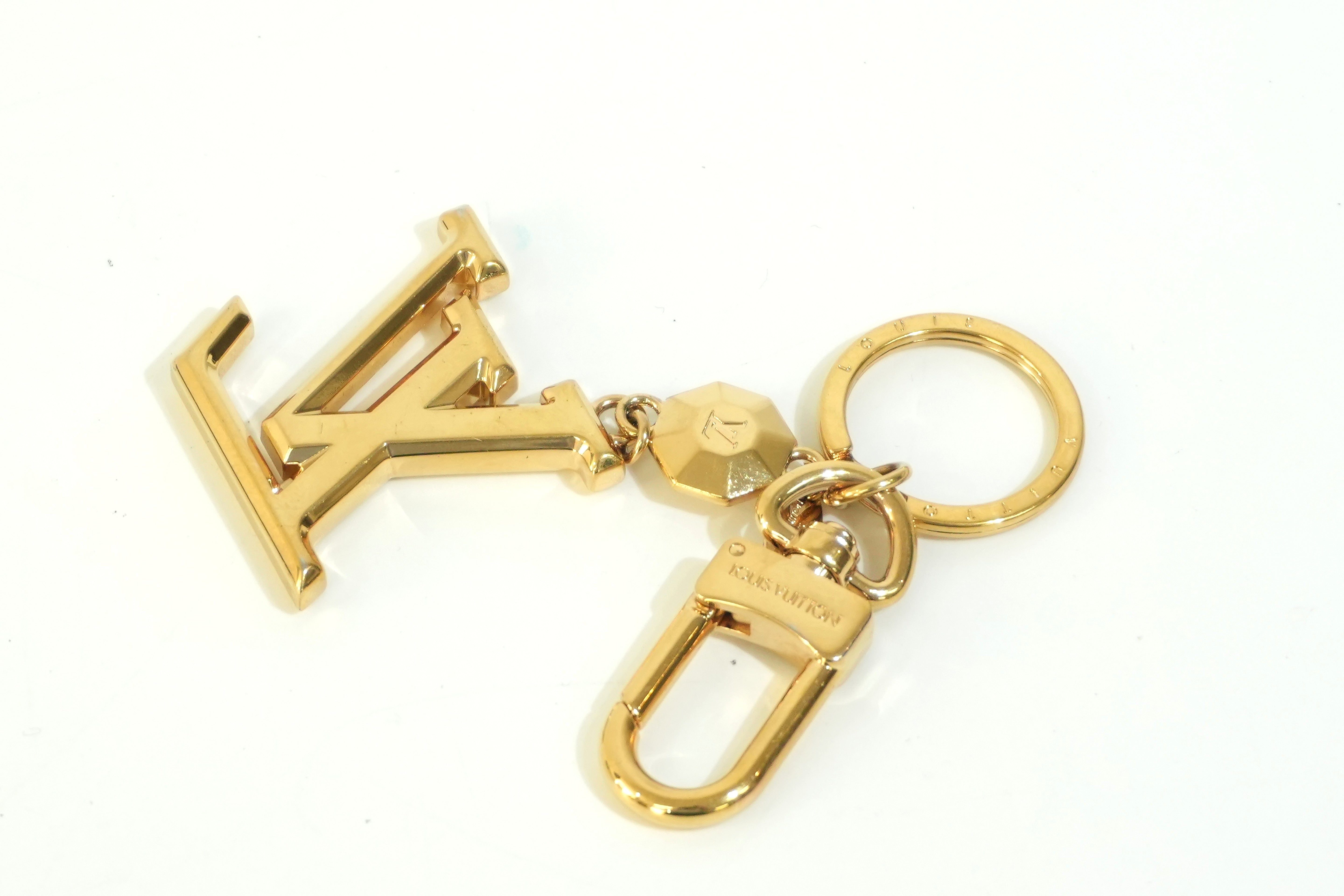 Pre-owned Louis Vuitton Bag Charm Gold tone