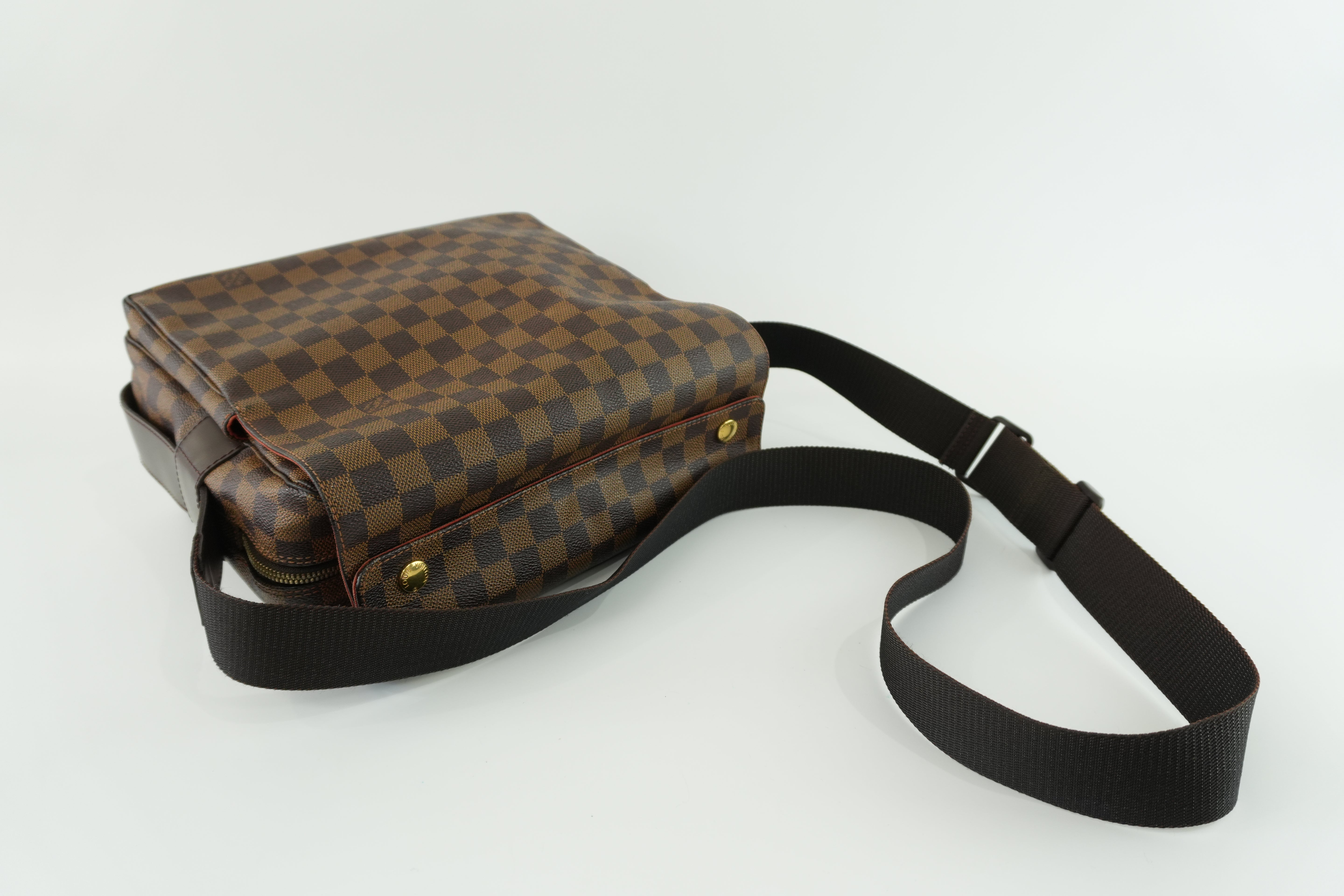 Louis Vuitton Damier Ebene Naviglio Messenger Bag Used