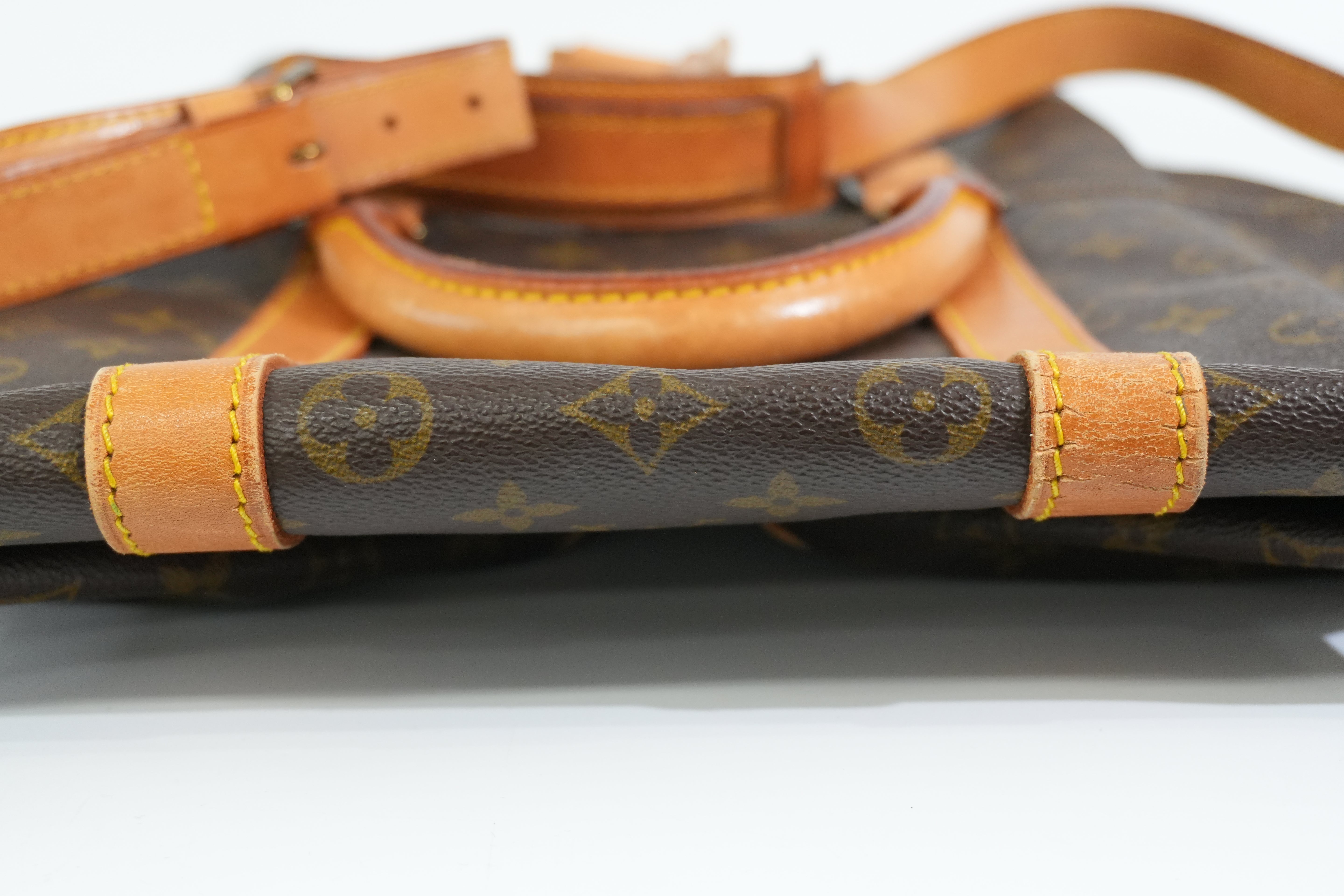 Pre-owned Louis Vuitton Monogram Keepall Bandouliere 55 Travel Bag