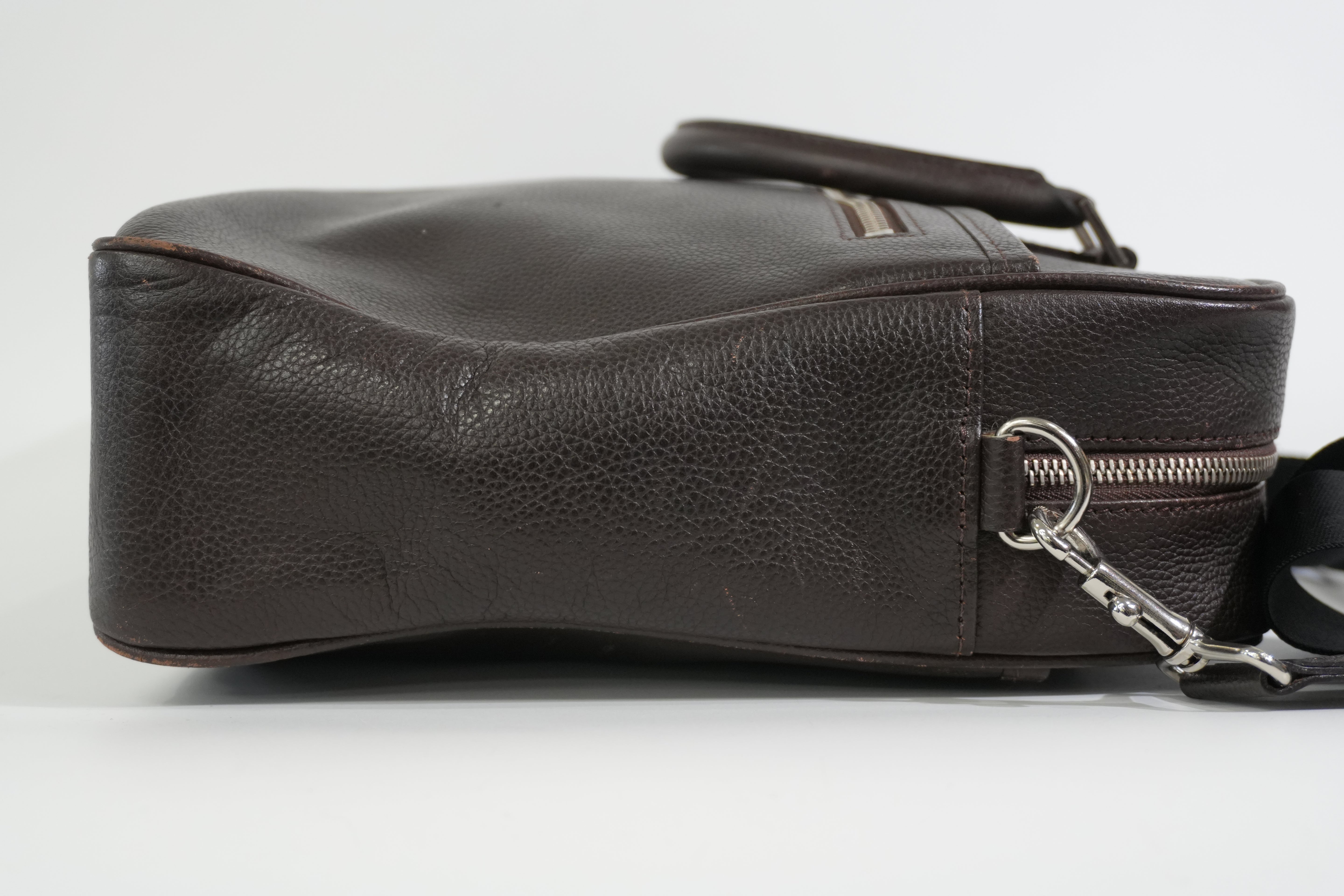 Pre-owned Burberry Briefcase Brown