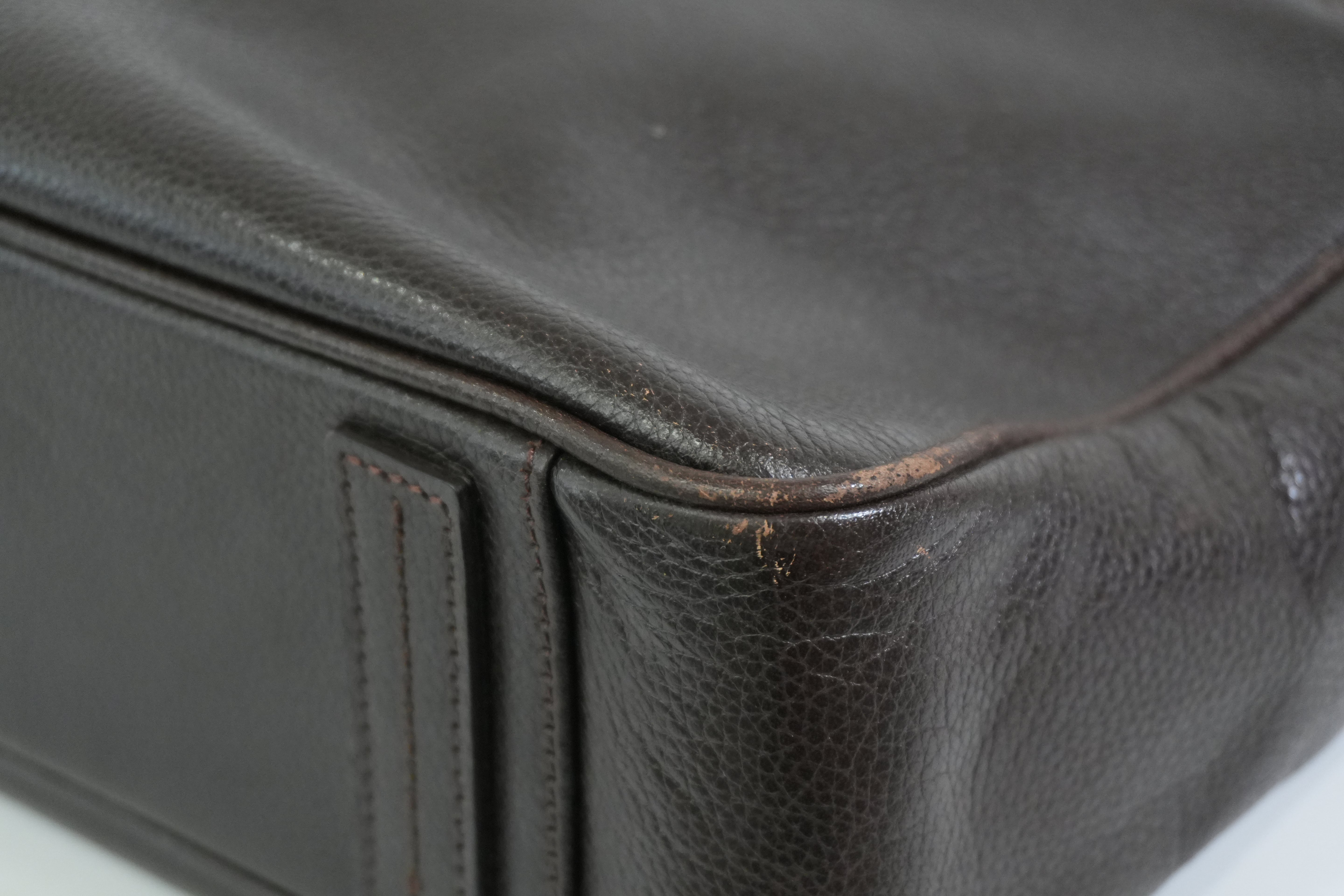 Pre-owned Burberry Briefcase Brown