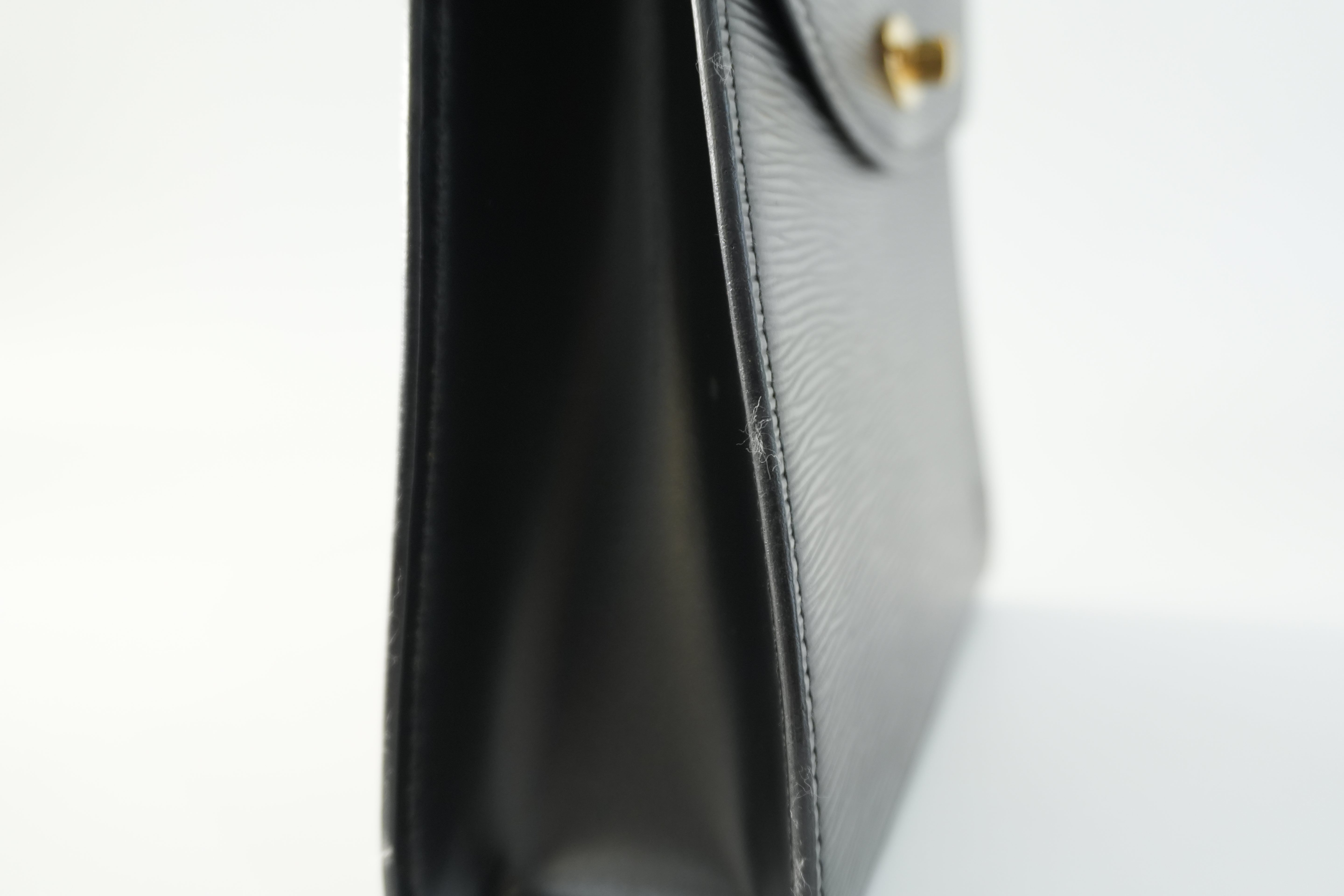 Louis Vuitton Epi Malesherbe Handbag Black Used