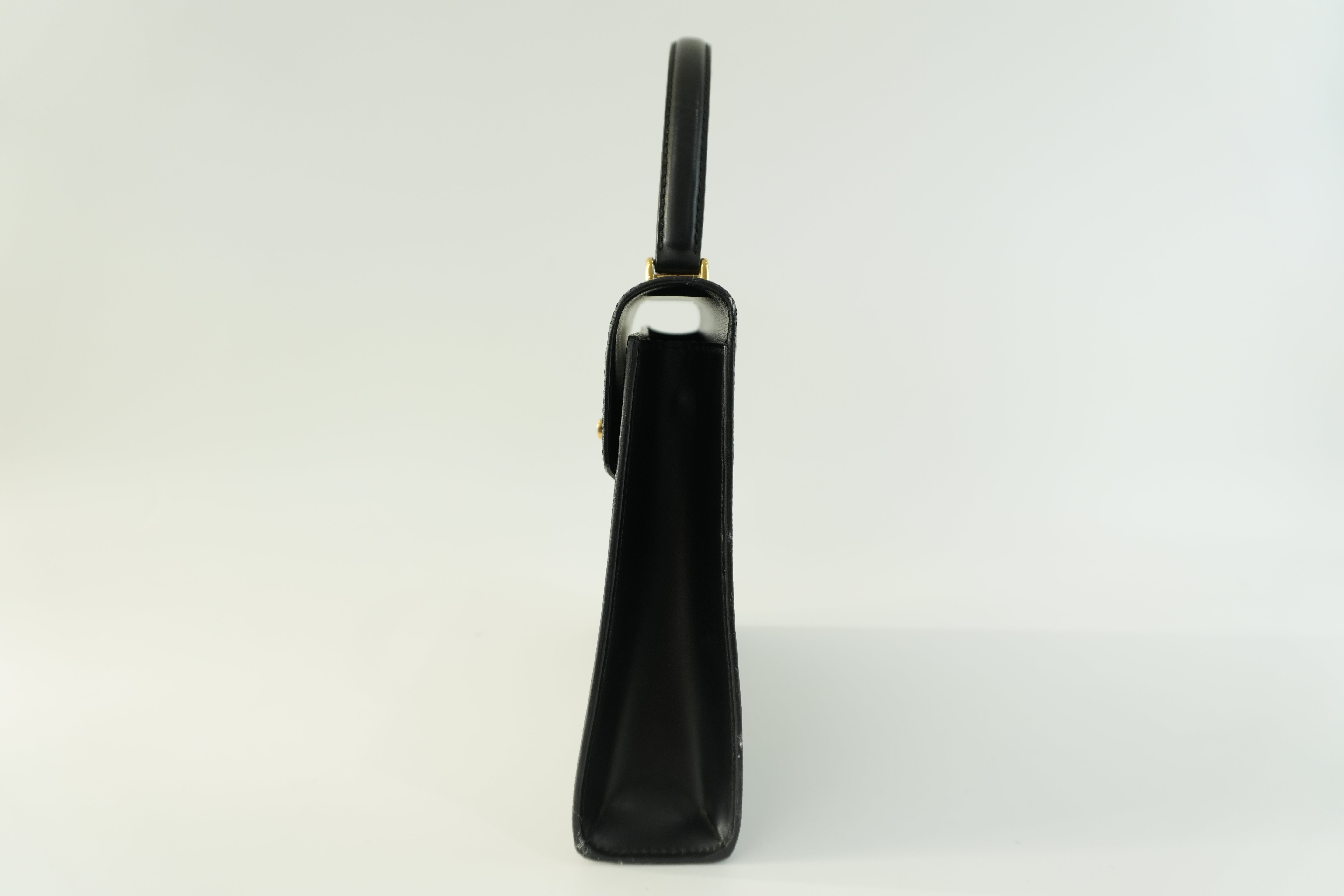 Louis Vuitton Epi Malesherbe Handbag Black Used