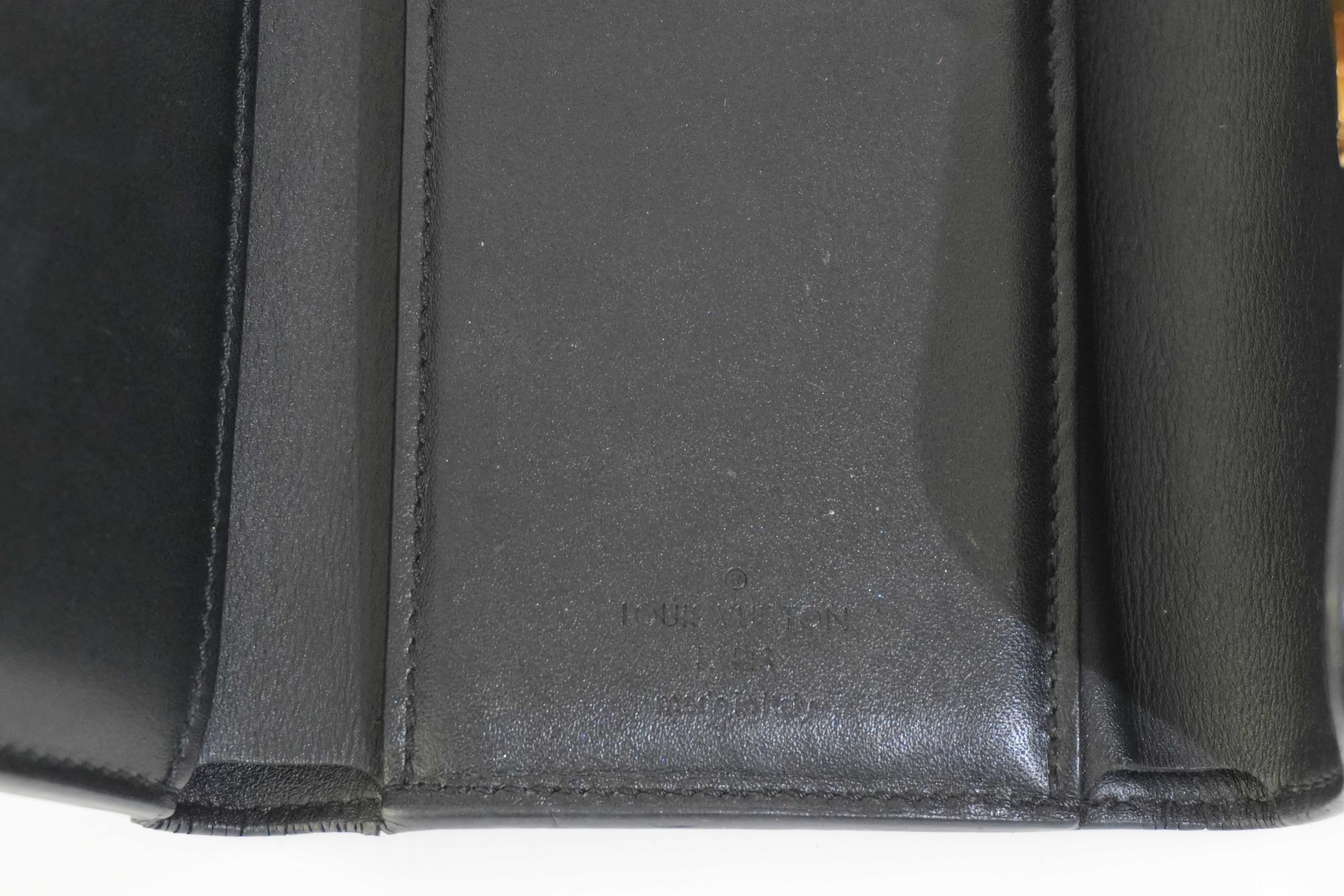 Pre-owned Louis Vuitton Cherry Wood Compact Wallet