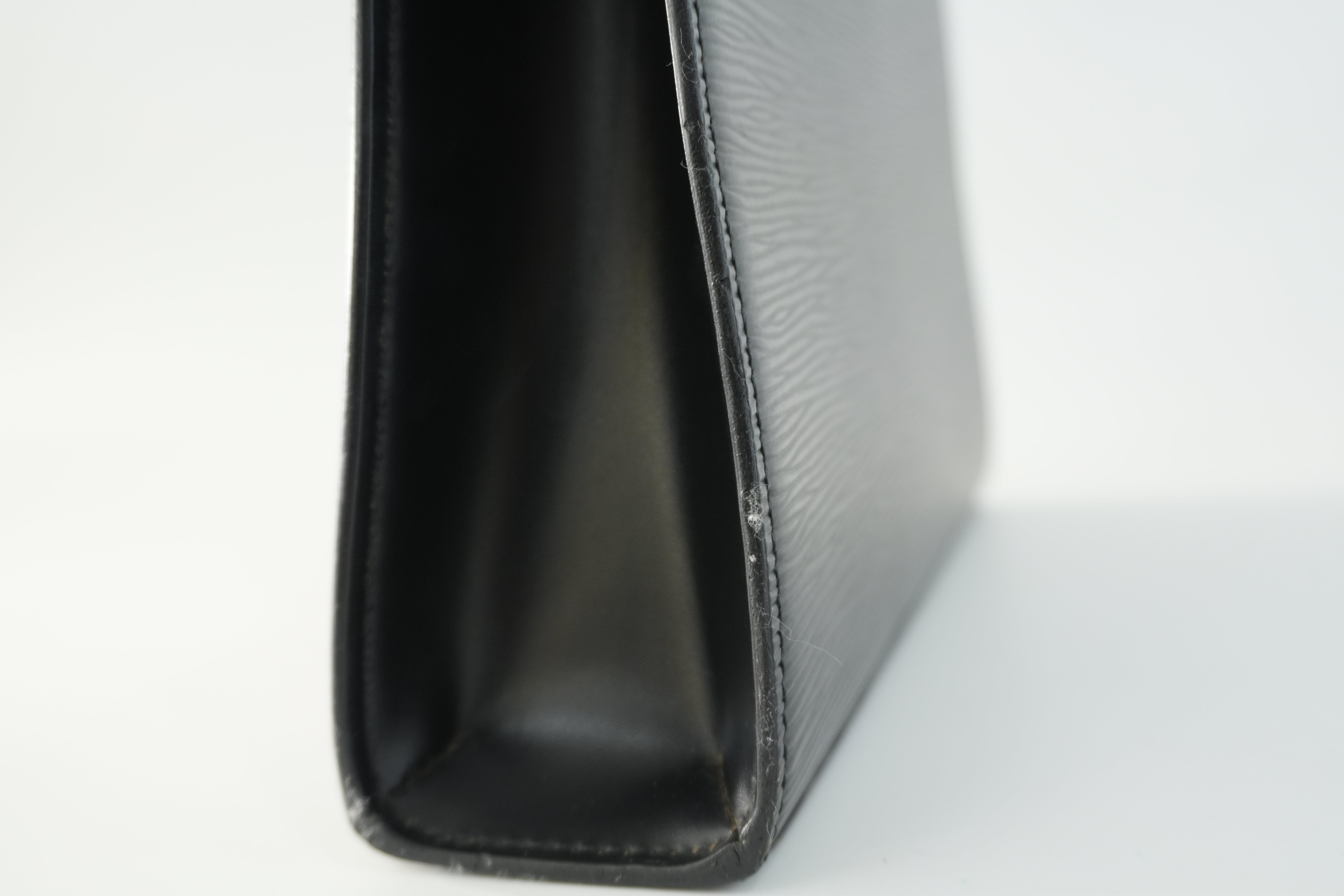 Louis Vuitton Epi Malesherbe Handbag Black Used