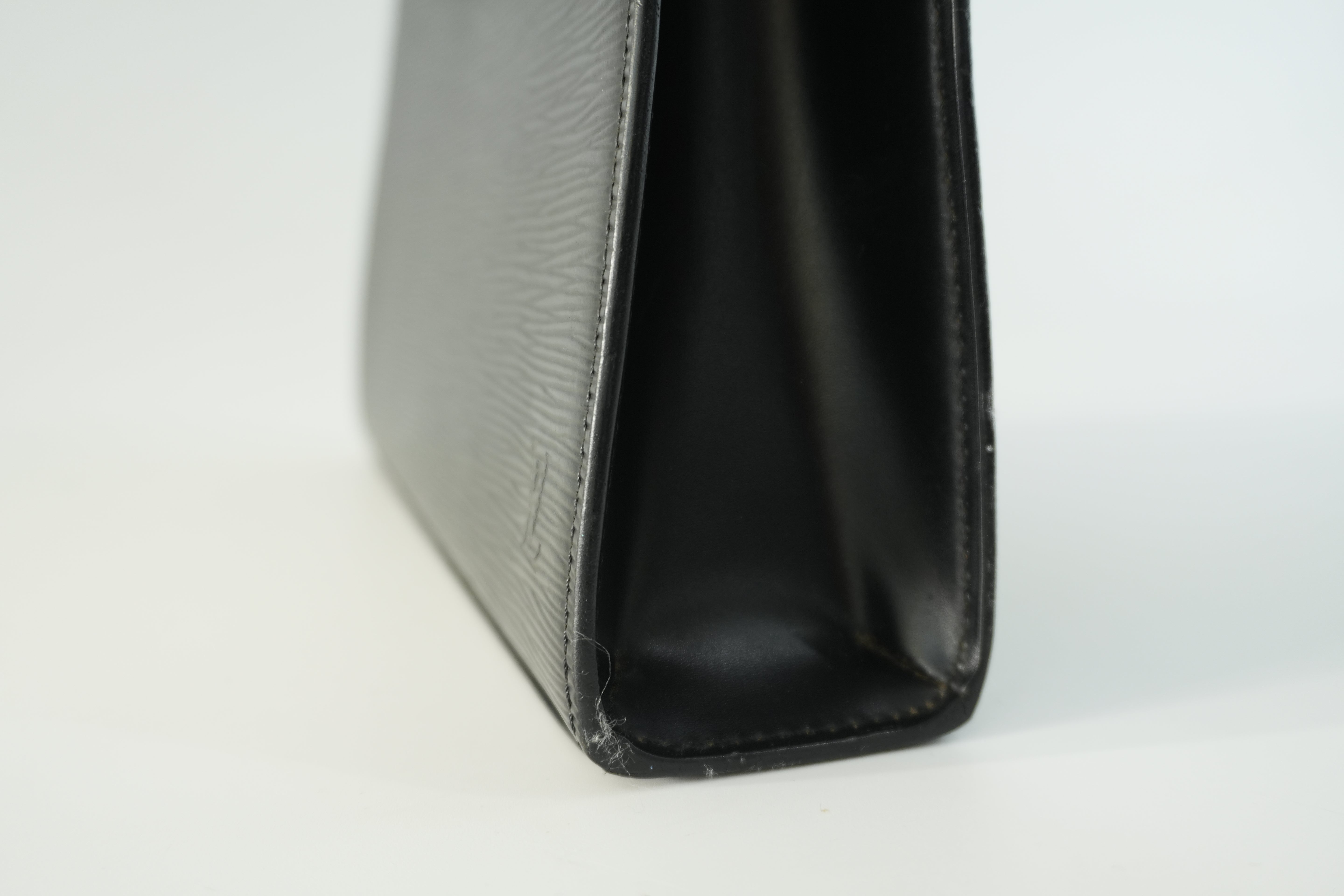 Louis Vuitton Epi Malesherbe Handbag Black Used