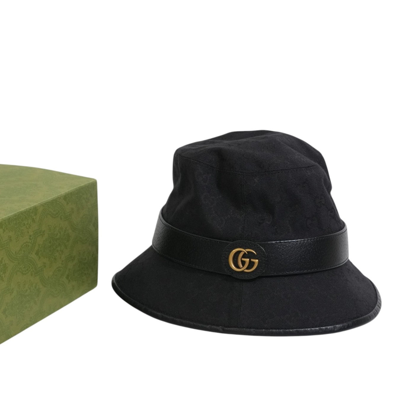Pre-owned Gucci Bucket Hat Black