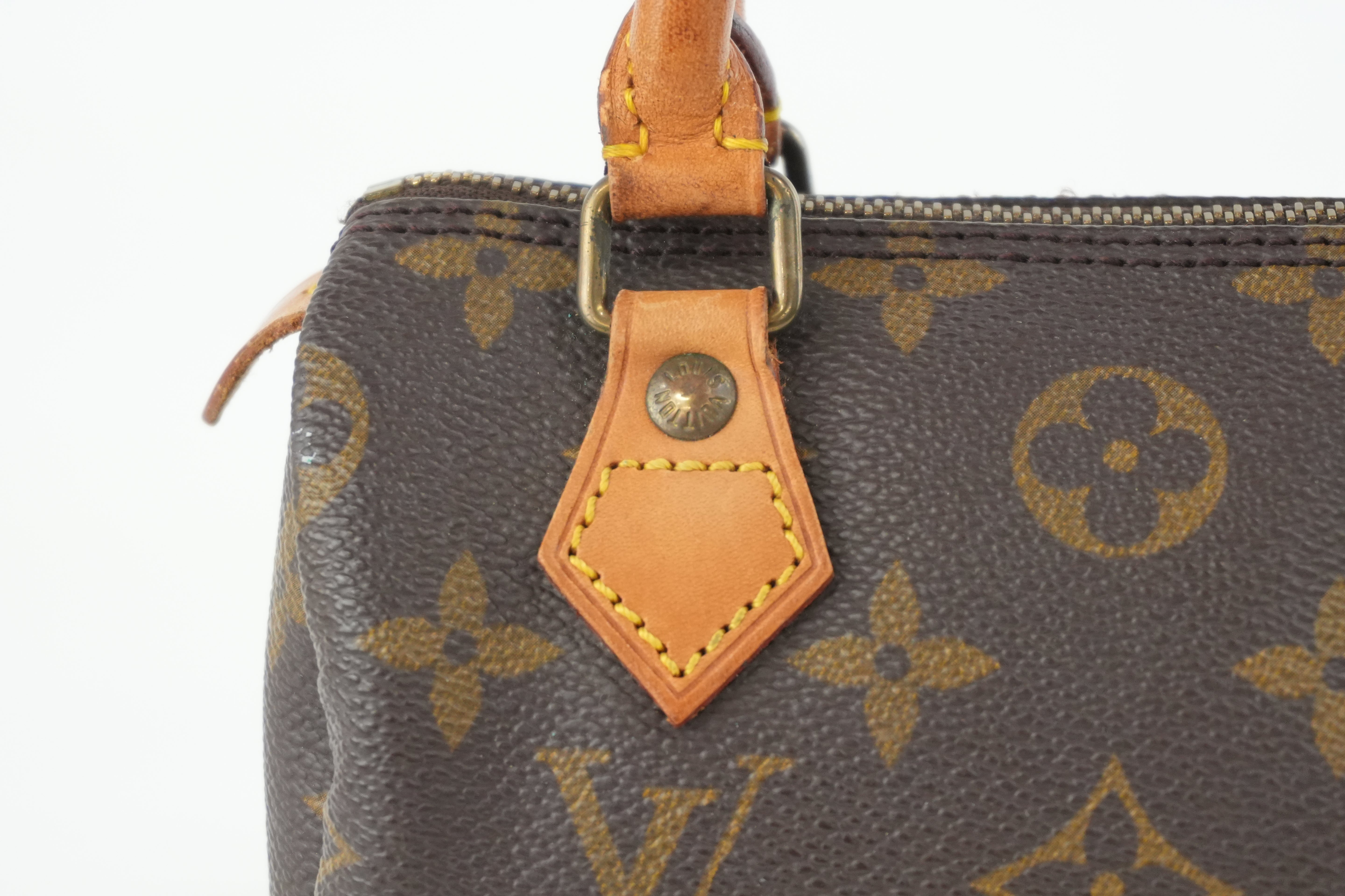 Louis Vuitton Monogram Mini Speedy Handbag Used