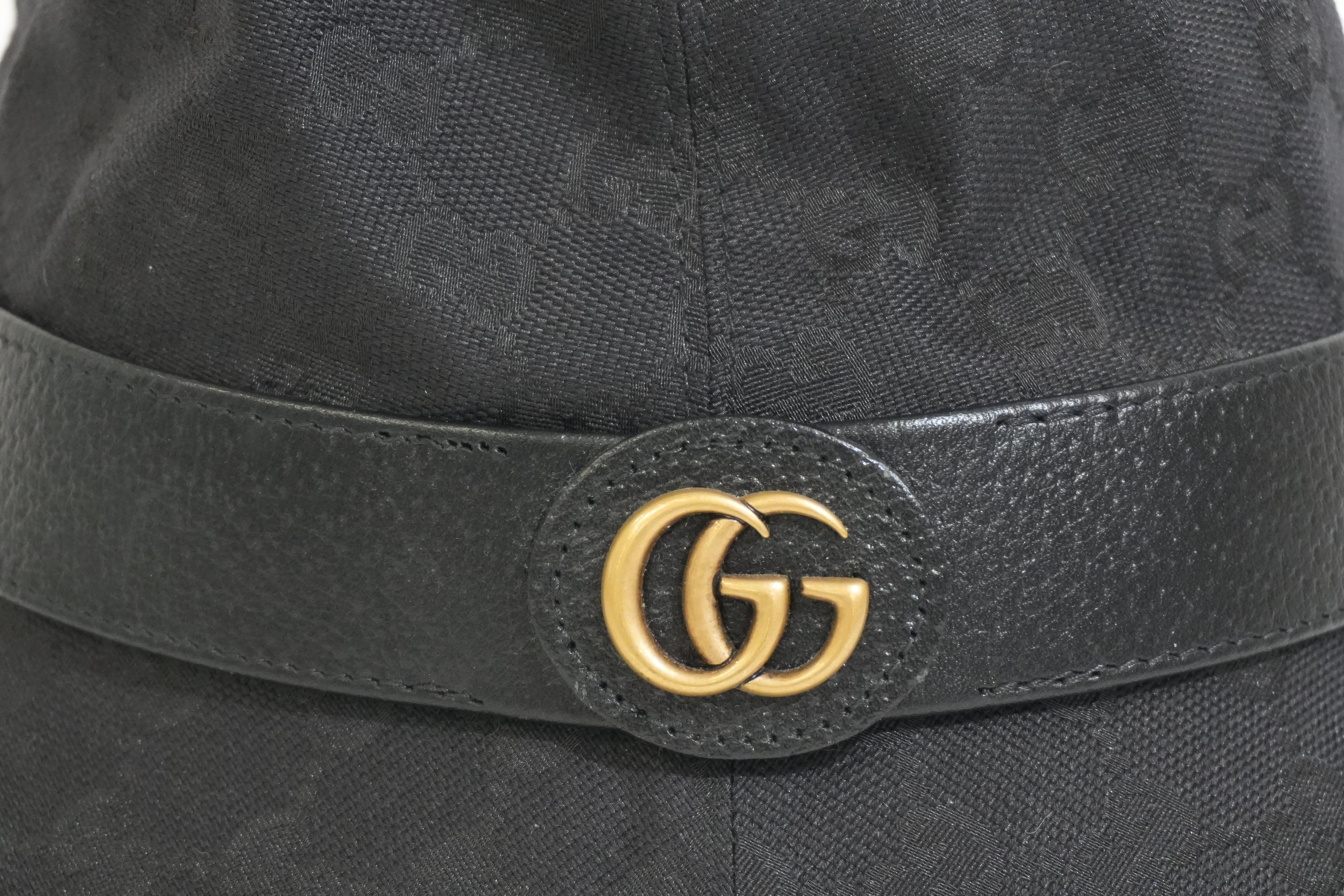 Pre-owned Gucci Bucket Hat Black