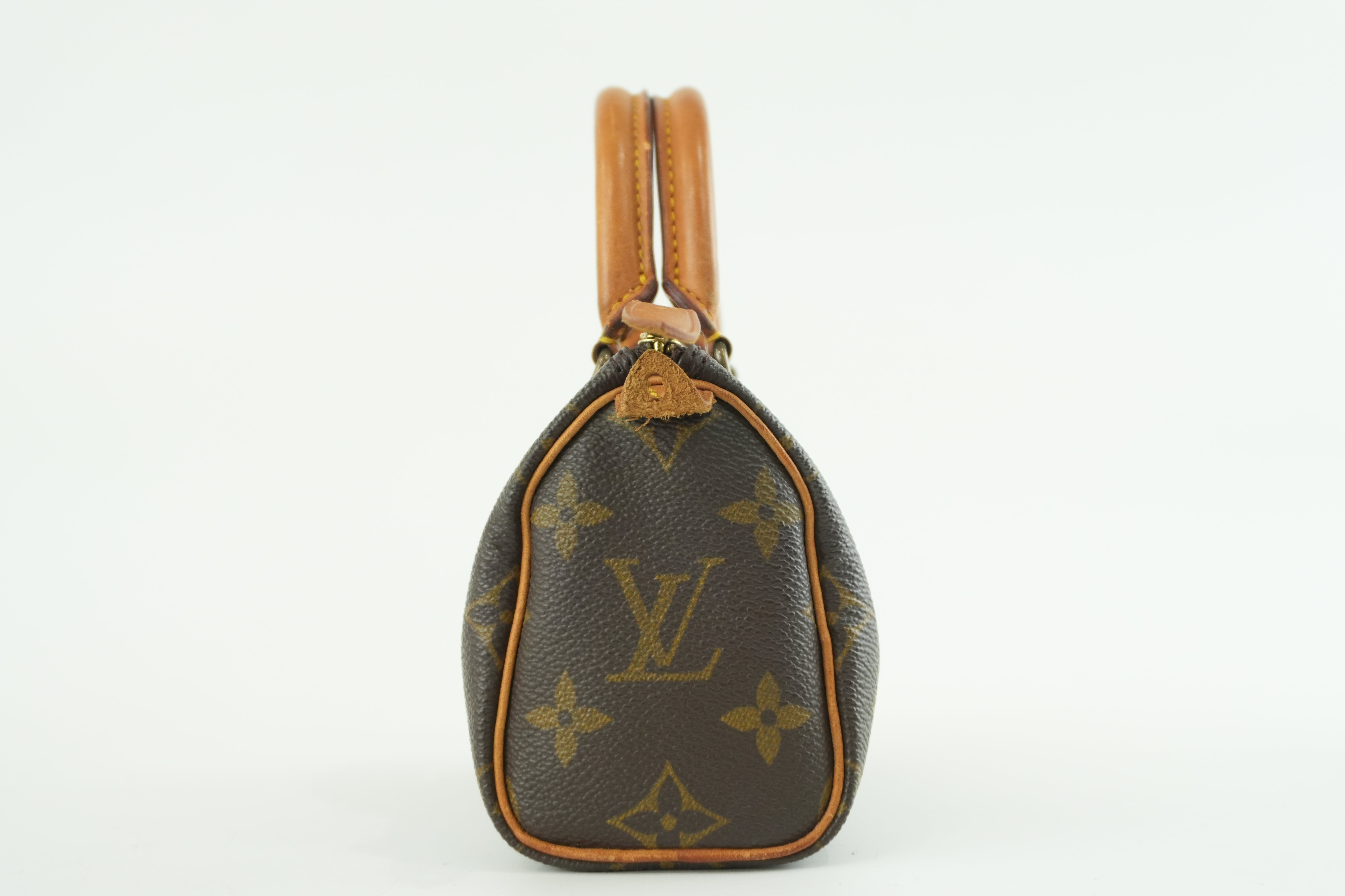 Louis Vuitton Monogram Mini Speedy Handbag Used