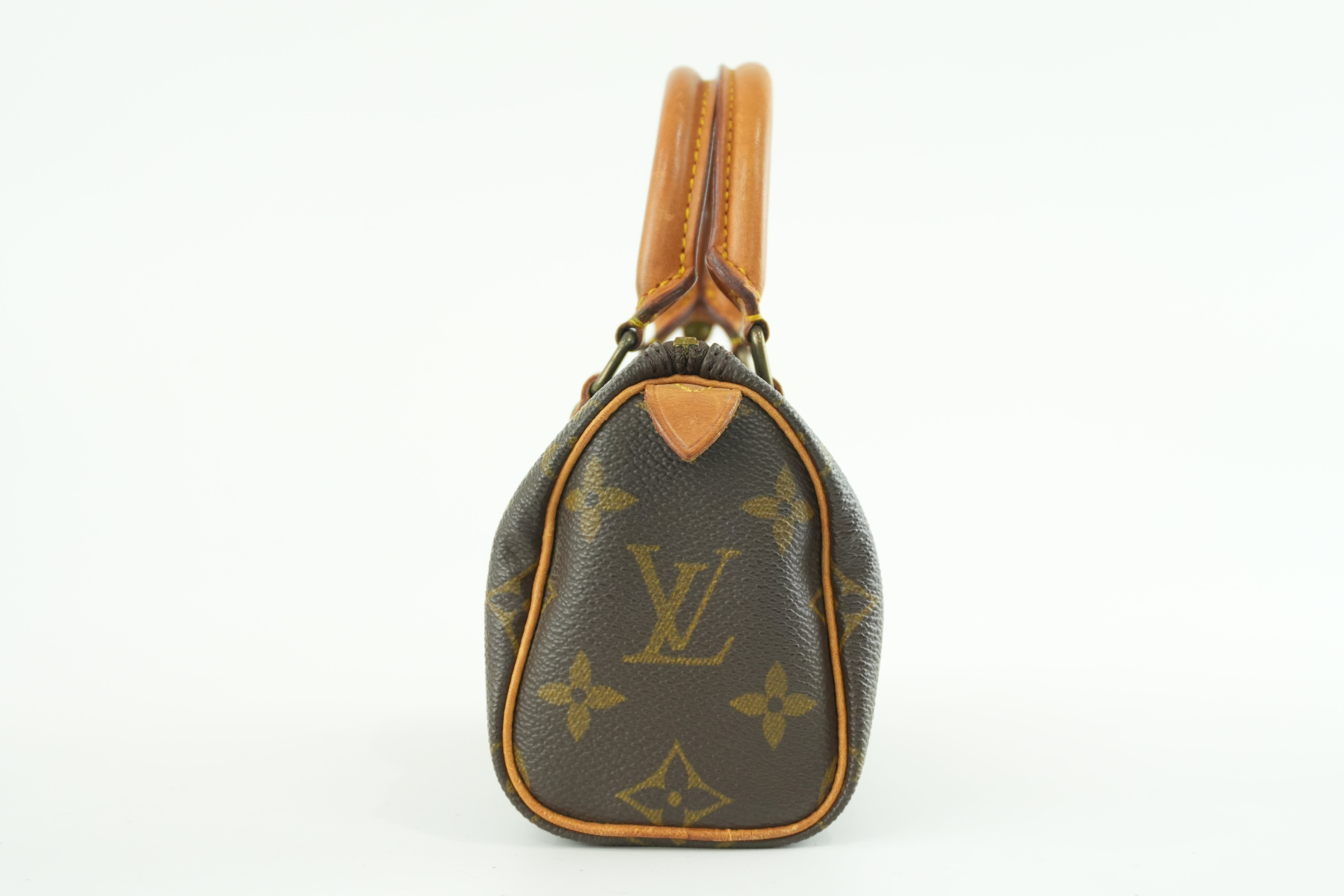 Louis Vuitton Monogram Mini Speedy Handbag Used