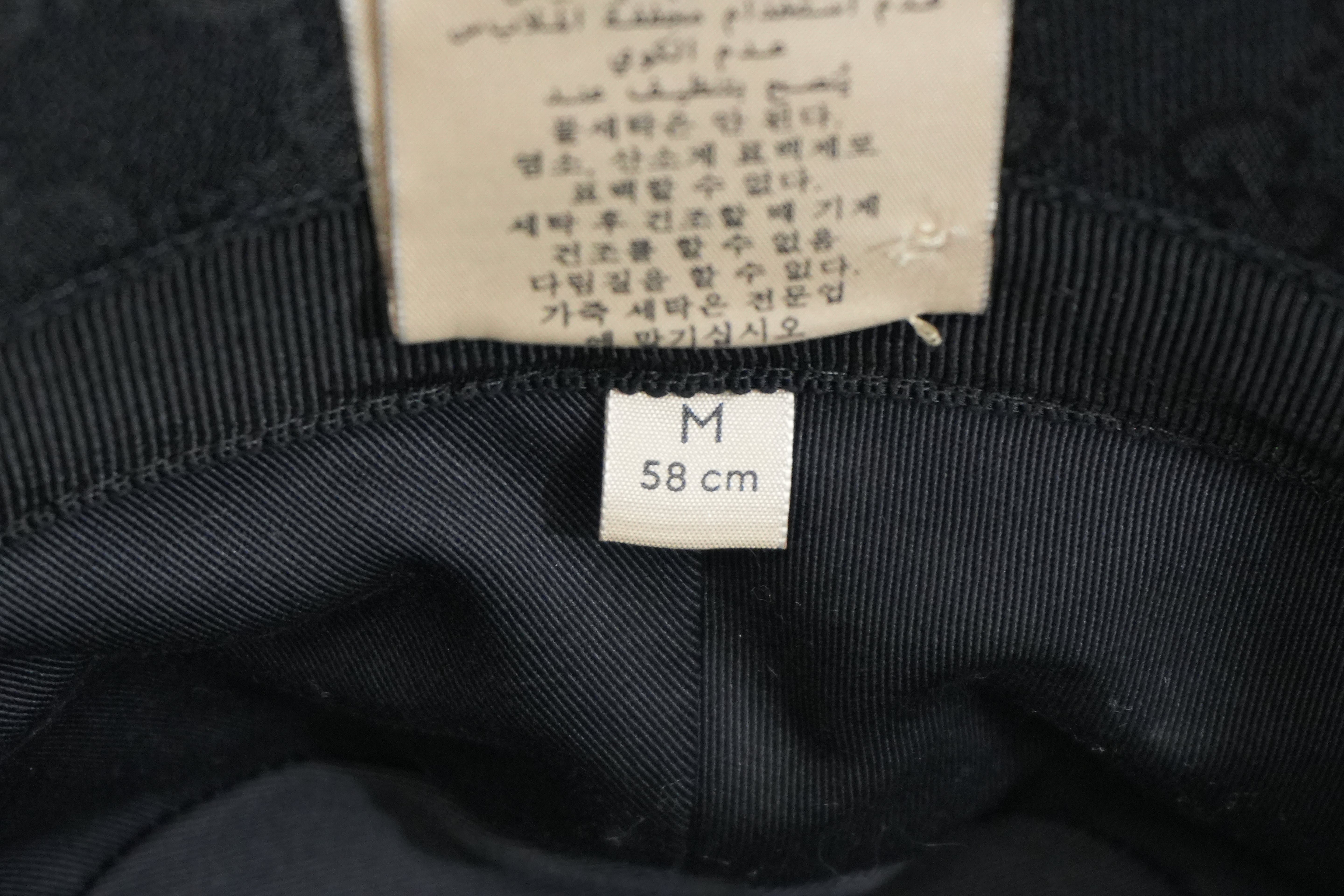 Pre-owned Gucci Bucket Hat Black
