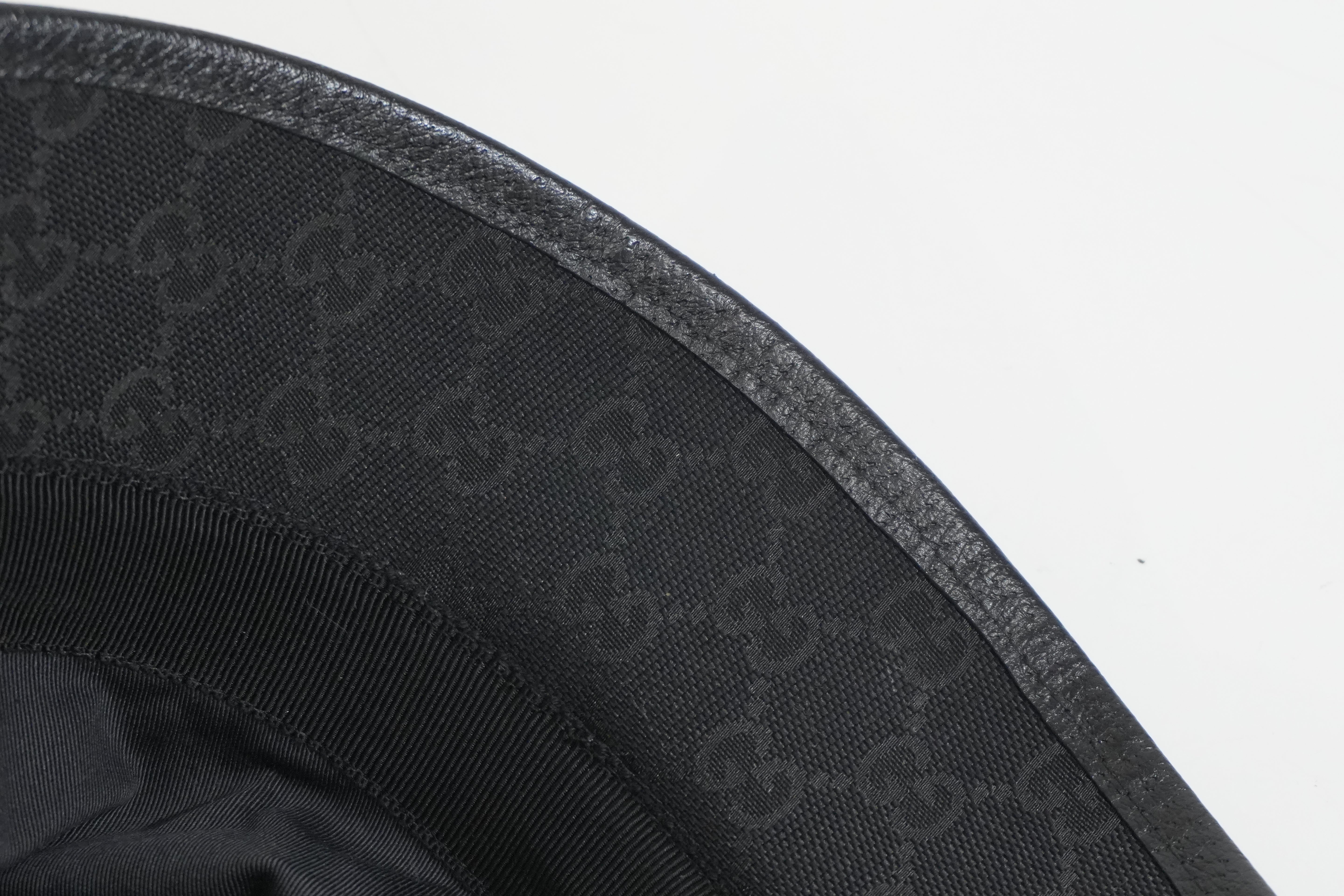 Pre-owned Gucci Bucket Hat Black