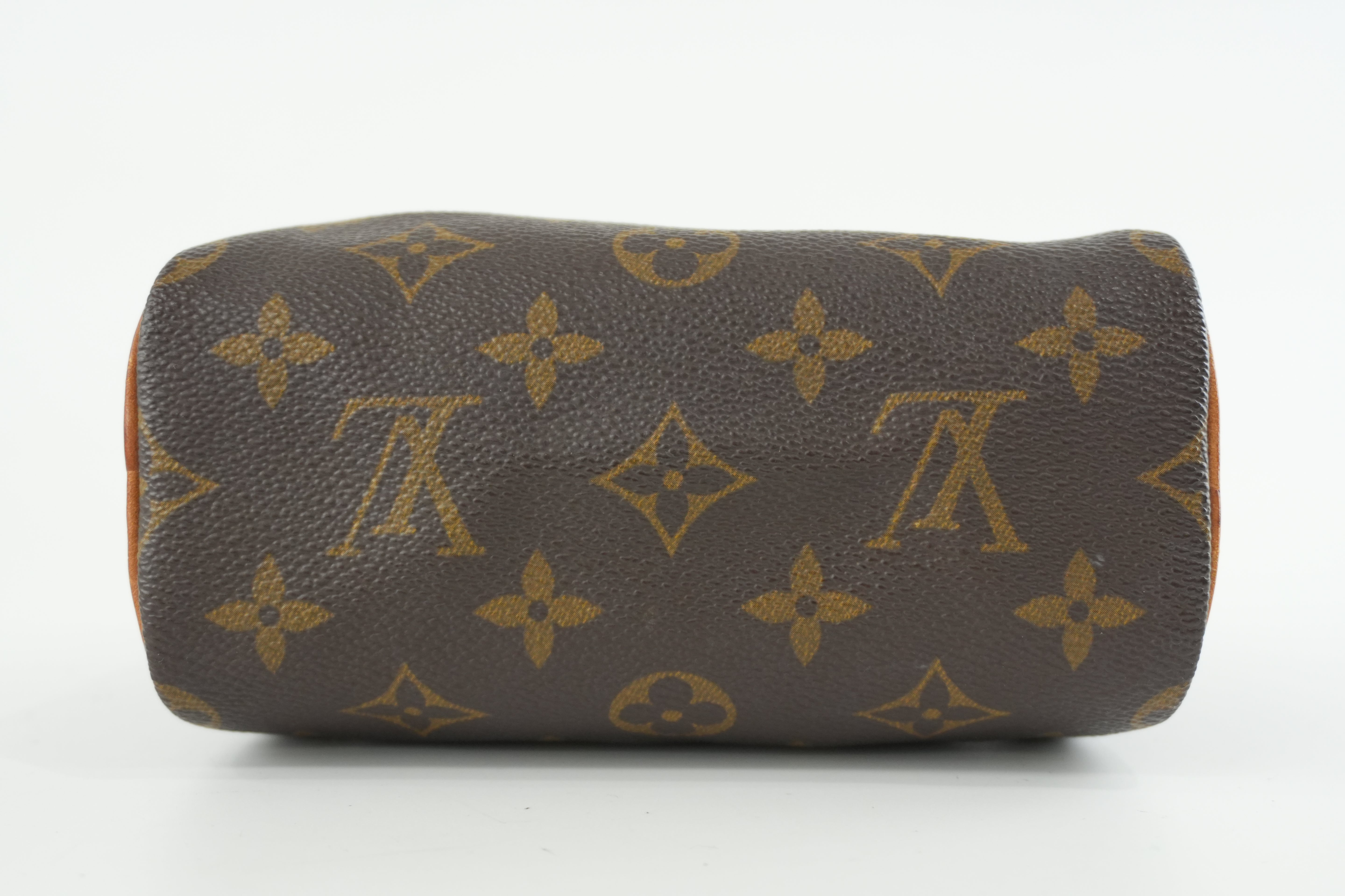 Louis Vuitton Monogram Mini Speedy Handbag Used