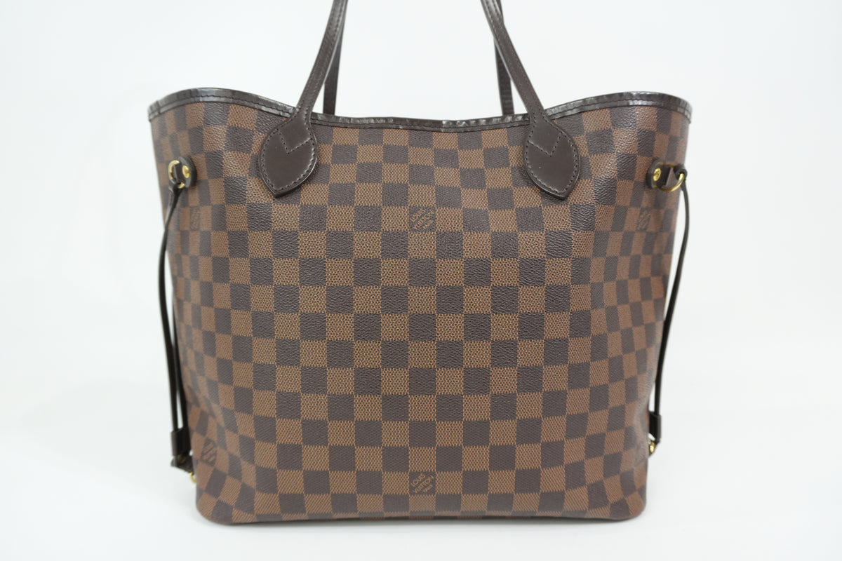 Pre-Owned Louis Vuitton Damier Ebene Neverfull MM Tote Bag