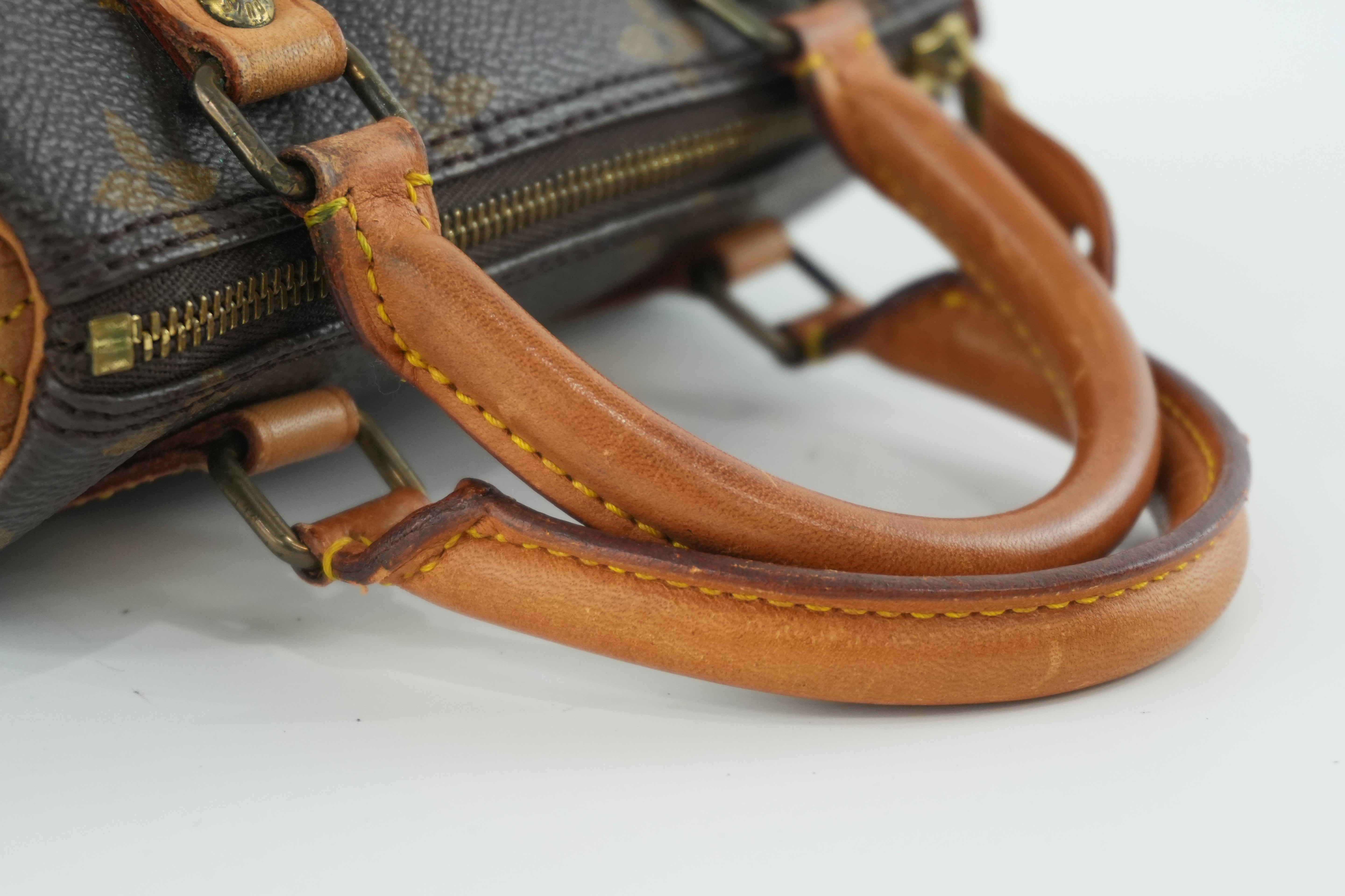 Louis Vuitton Monogram Mini Speedy Handbag Used