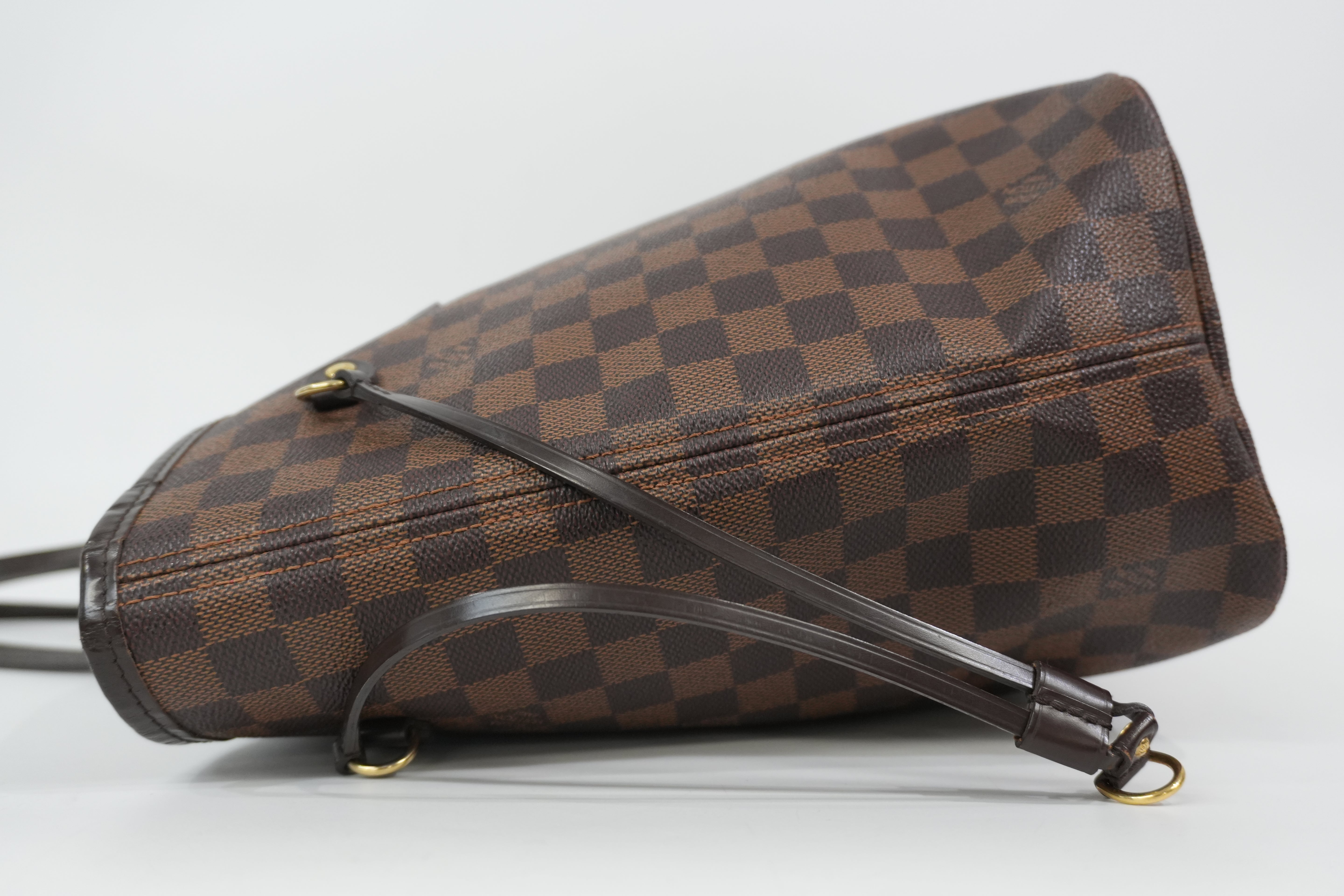 Pre-Owned Louis Vuitton Damier Ebene Neverfull MM Tote Bag