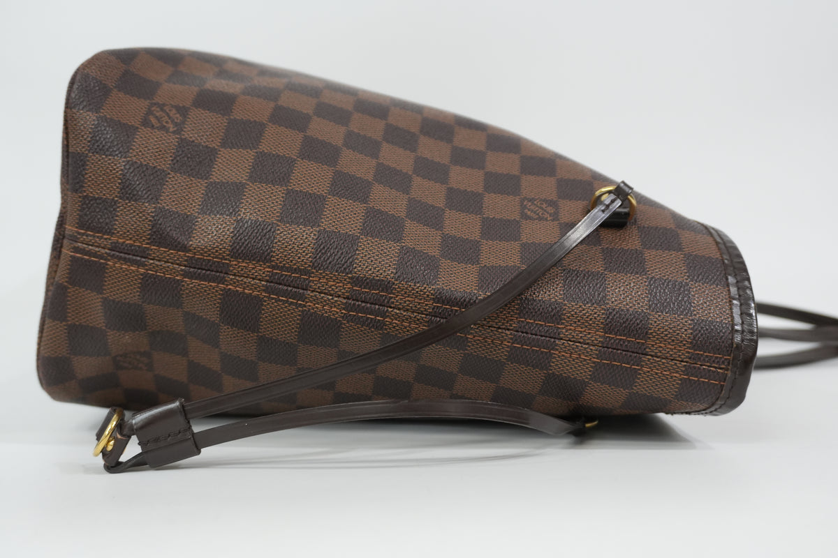 Pre-Owned Louis Vuitton Damier Ebene Neverfull MM Tote Bag