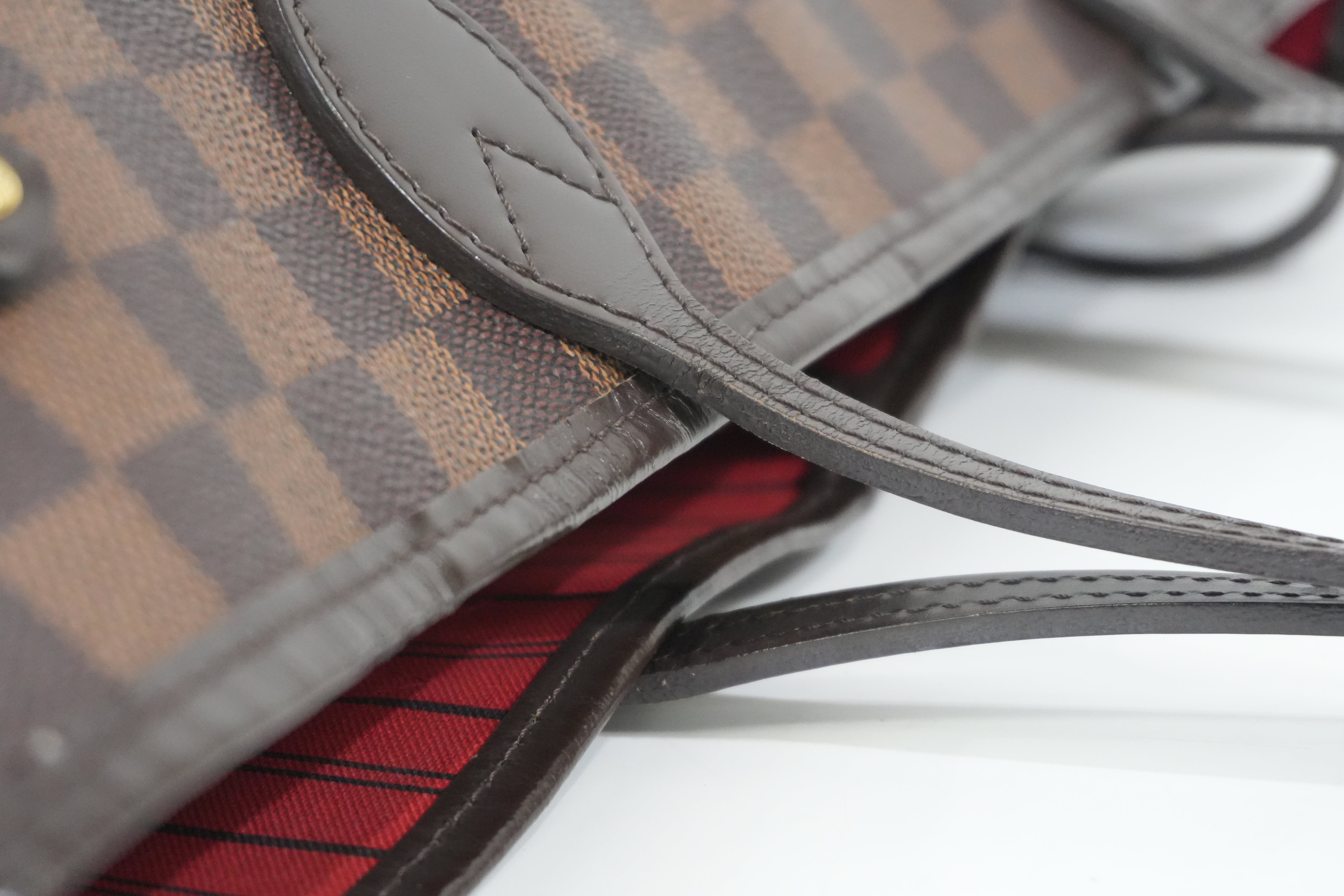 Pre-Owned Louis Vuitton Damier Ebene Neverfull MM Tote Bag