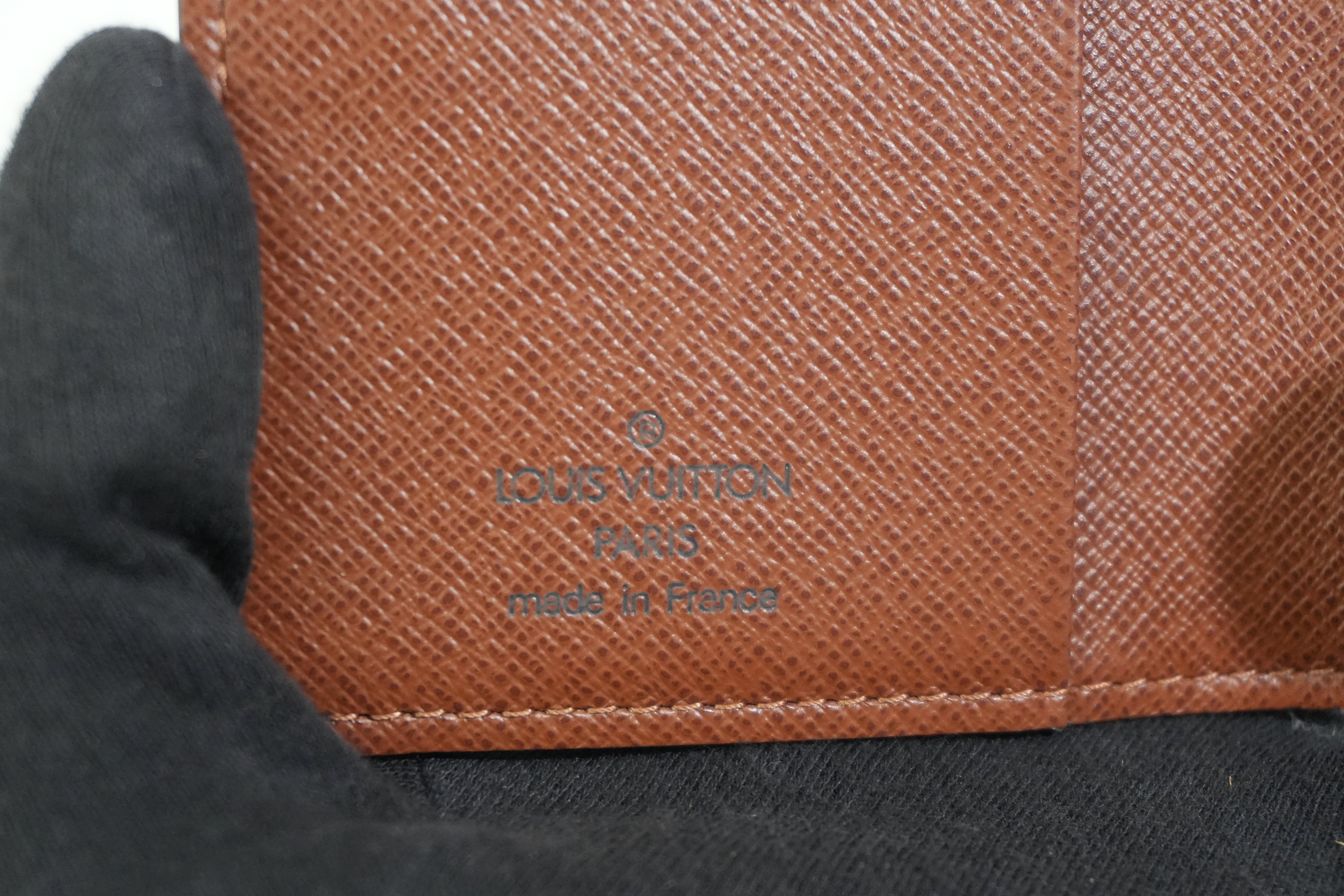 Pre-owned Louis Vuitton Monogram Notebook Cover Agenda Mini