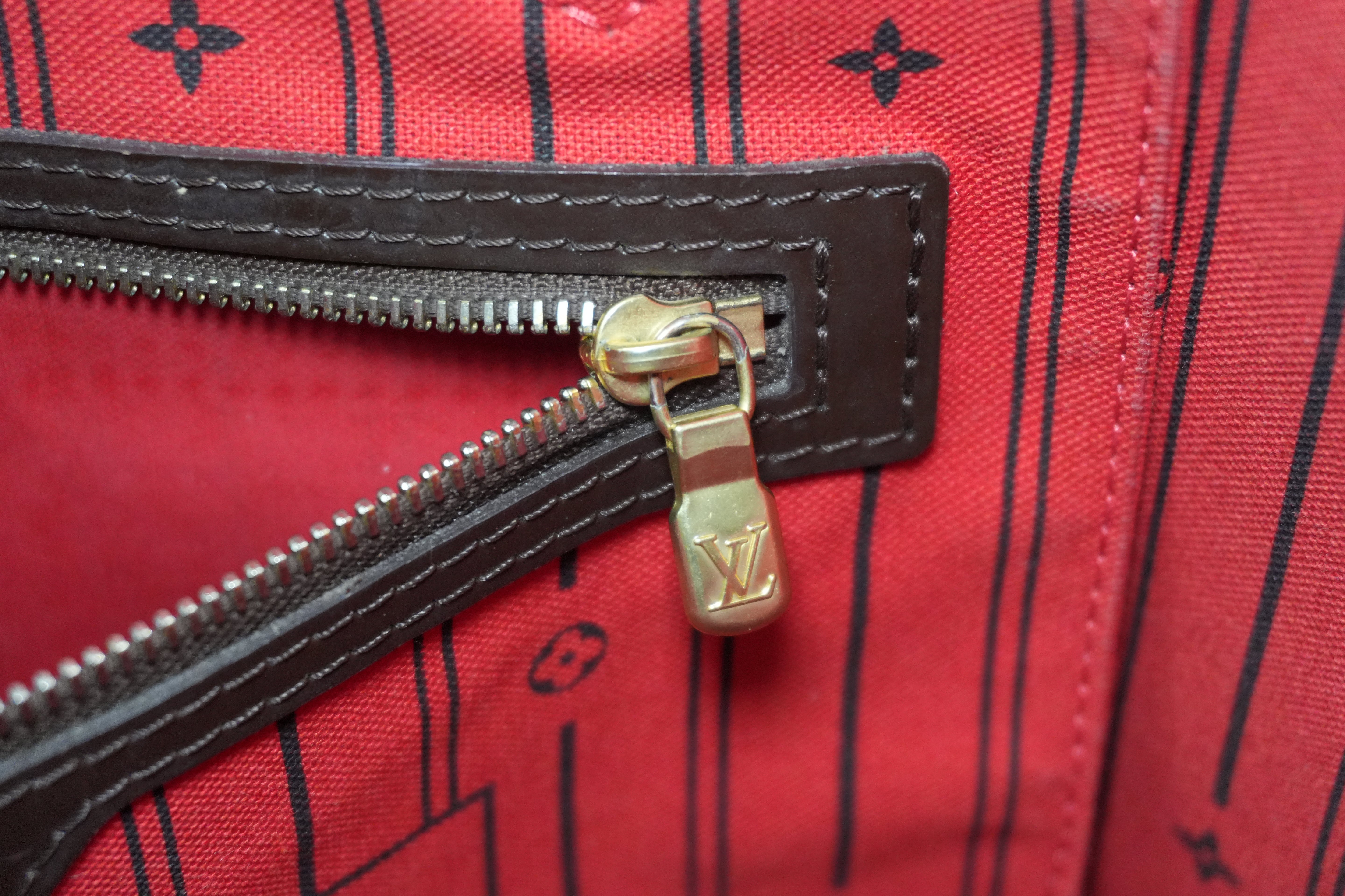 Pre-Owned Louis Vuitton Damier Ebene Neverfull MM Tote Bag
