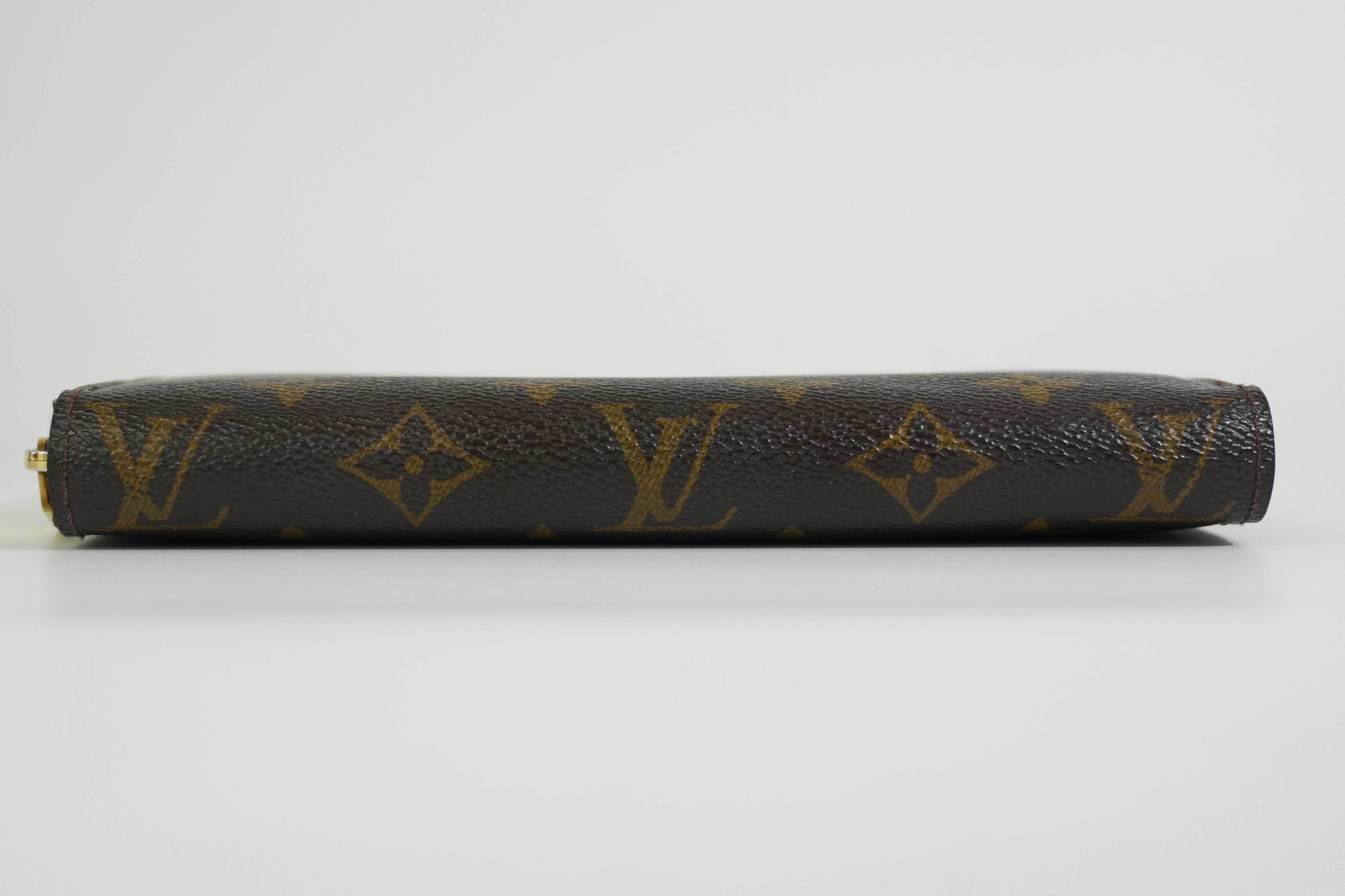 Pre-owned Louis Vuitton Monogram Zippy Long Wallet