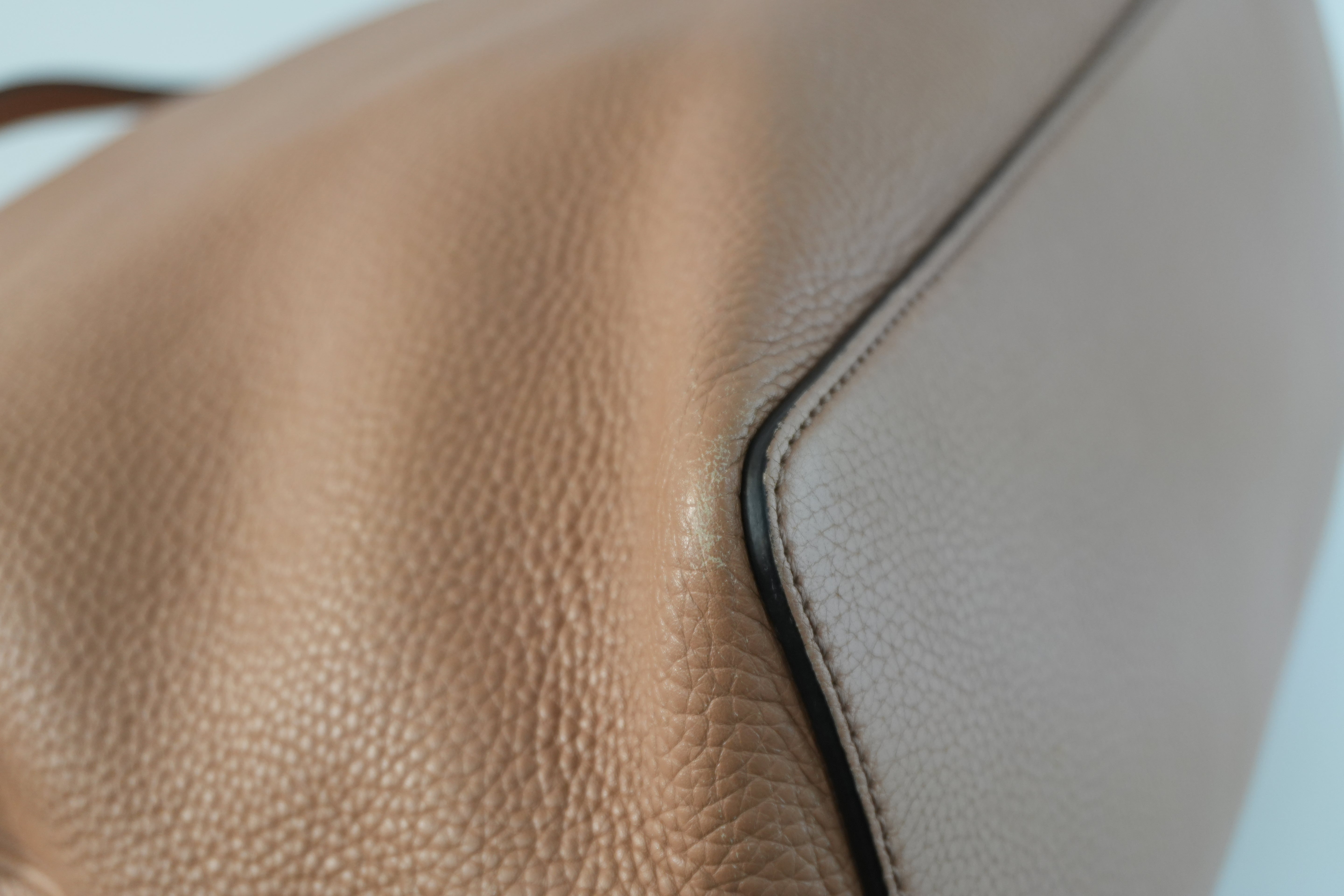 Gucci Soho Interlocking Two Way Shoulder Bag Beige Used