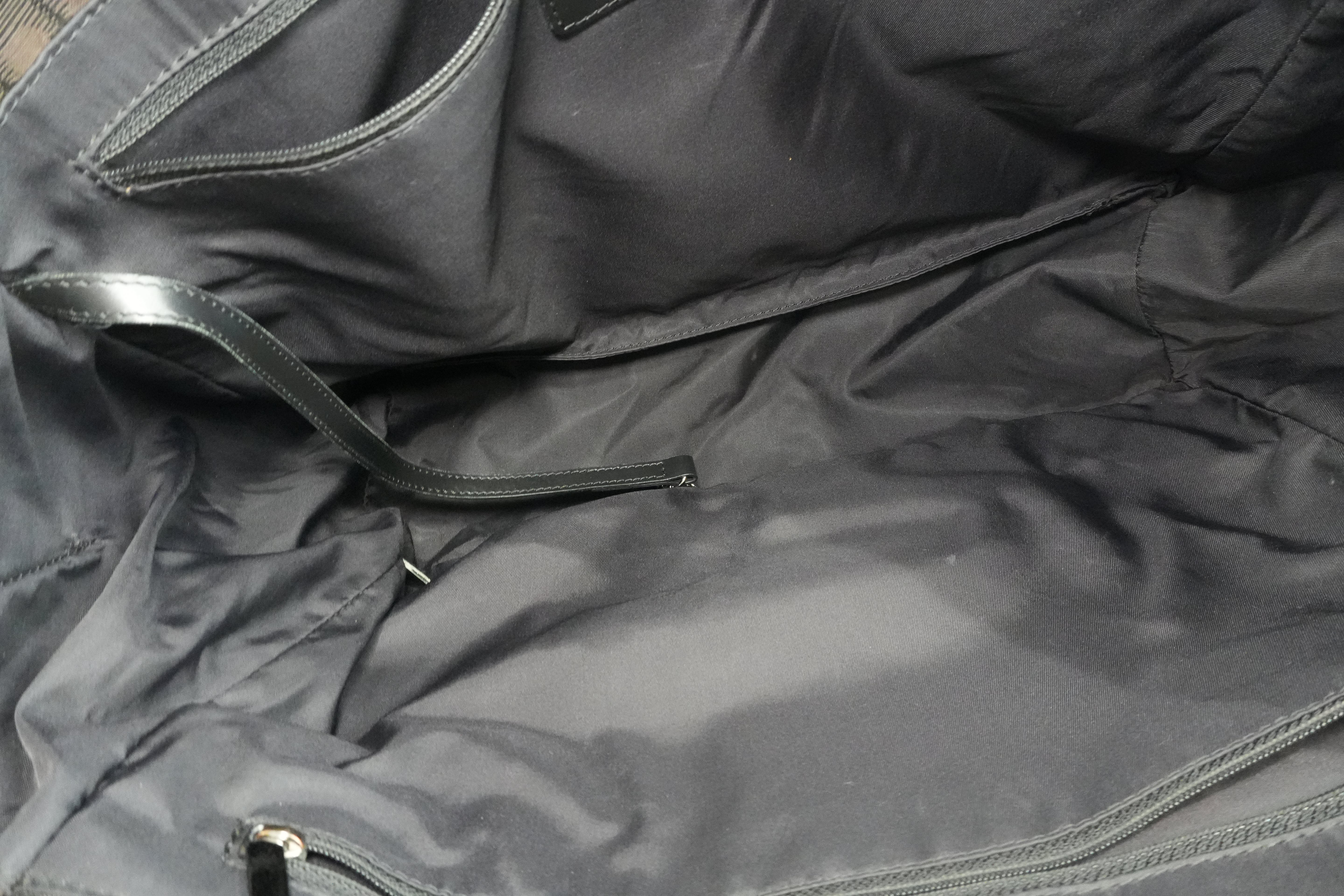 Chanel New Travel Line Tote Bag Black Used