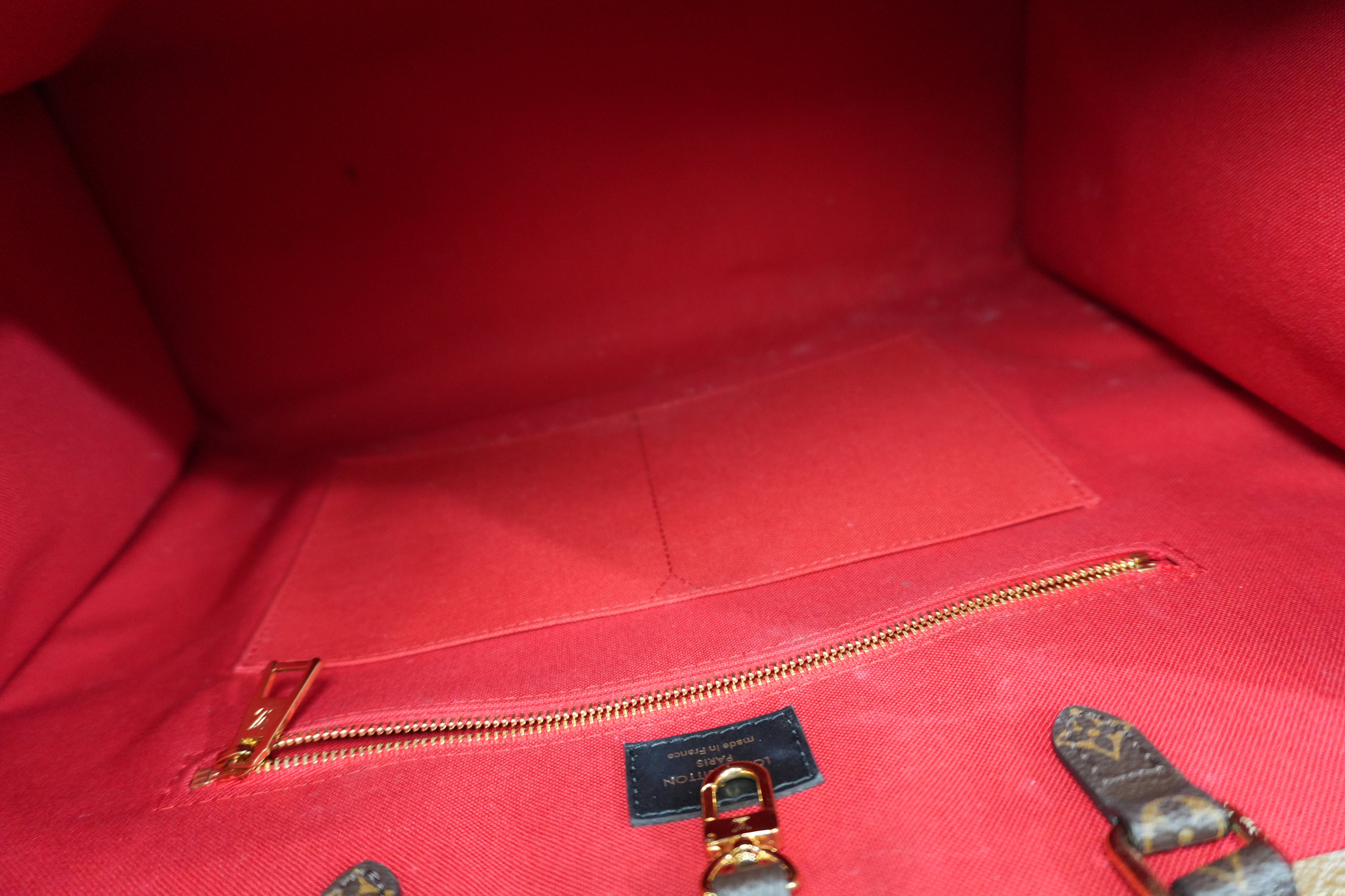 Pre-owned Louis Vuitton Giant Reverse Monogram On the Go Tote Bag