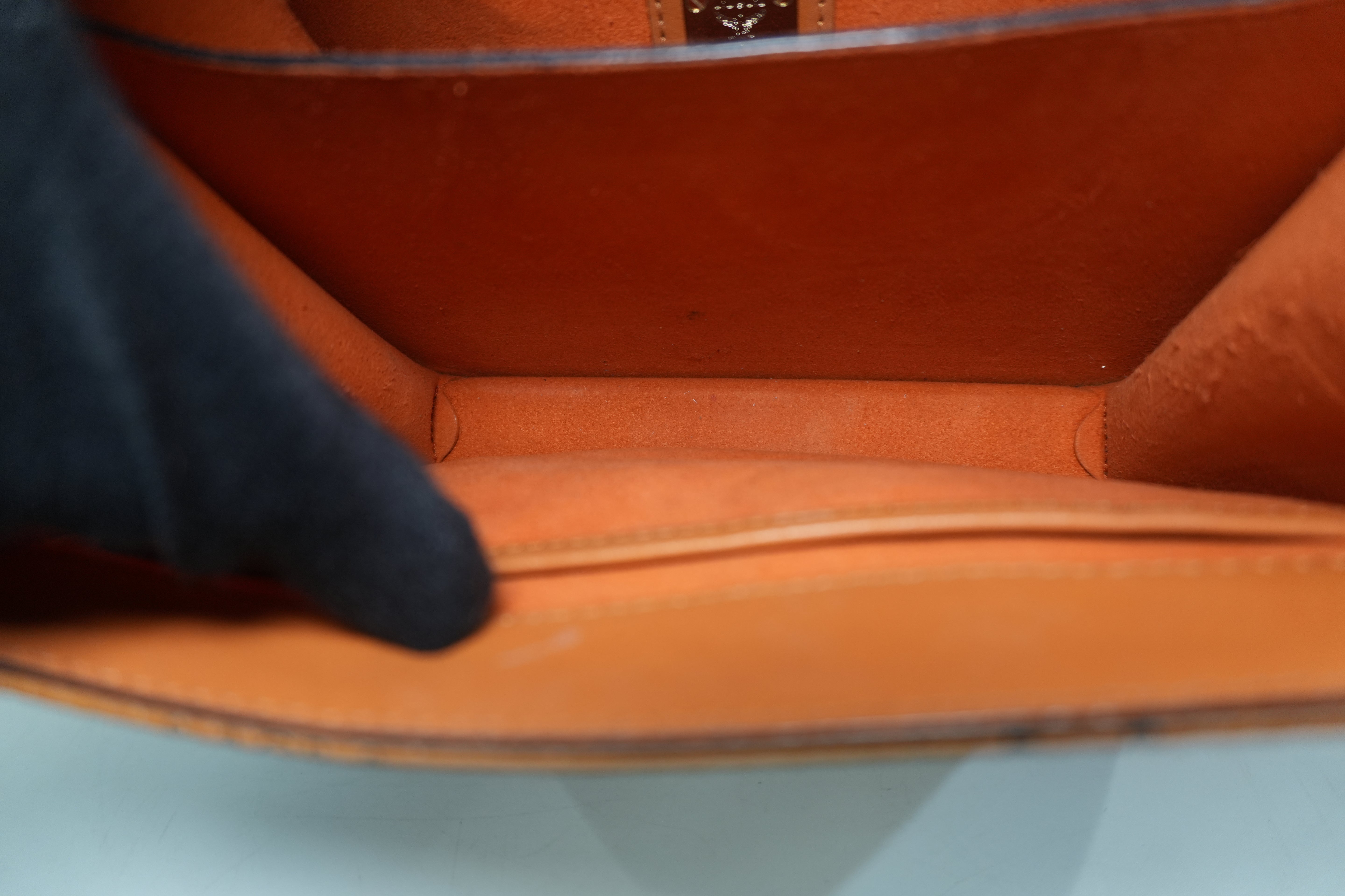 Pre-Owned MCM Visetos Crossbody Cognac