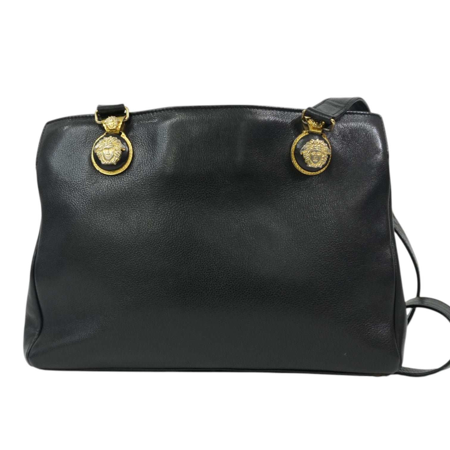 Pre-Owned Versace Tote Bag Black
