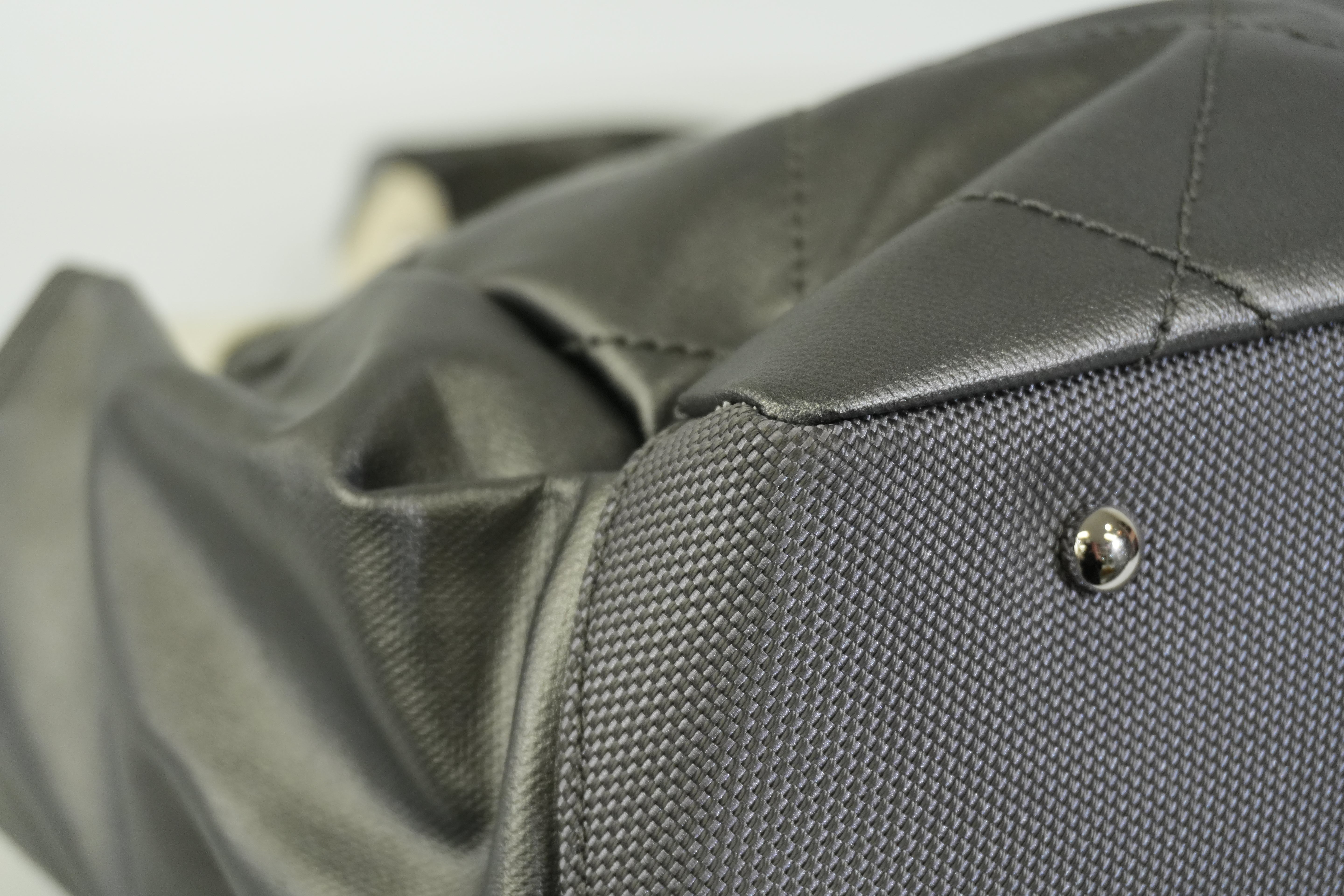 Pre-owned Chanel Paris Biarritz Tote Bag Silver