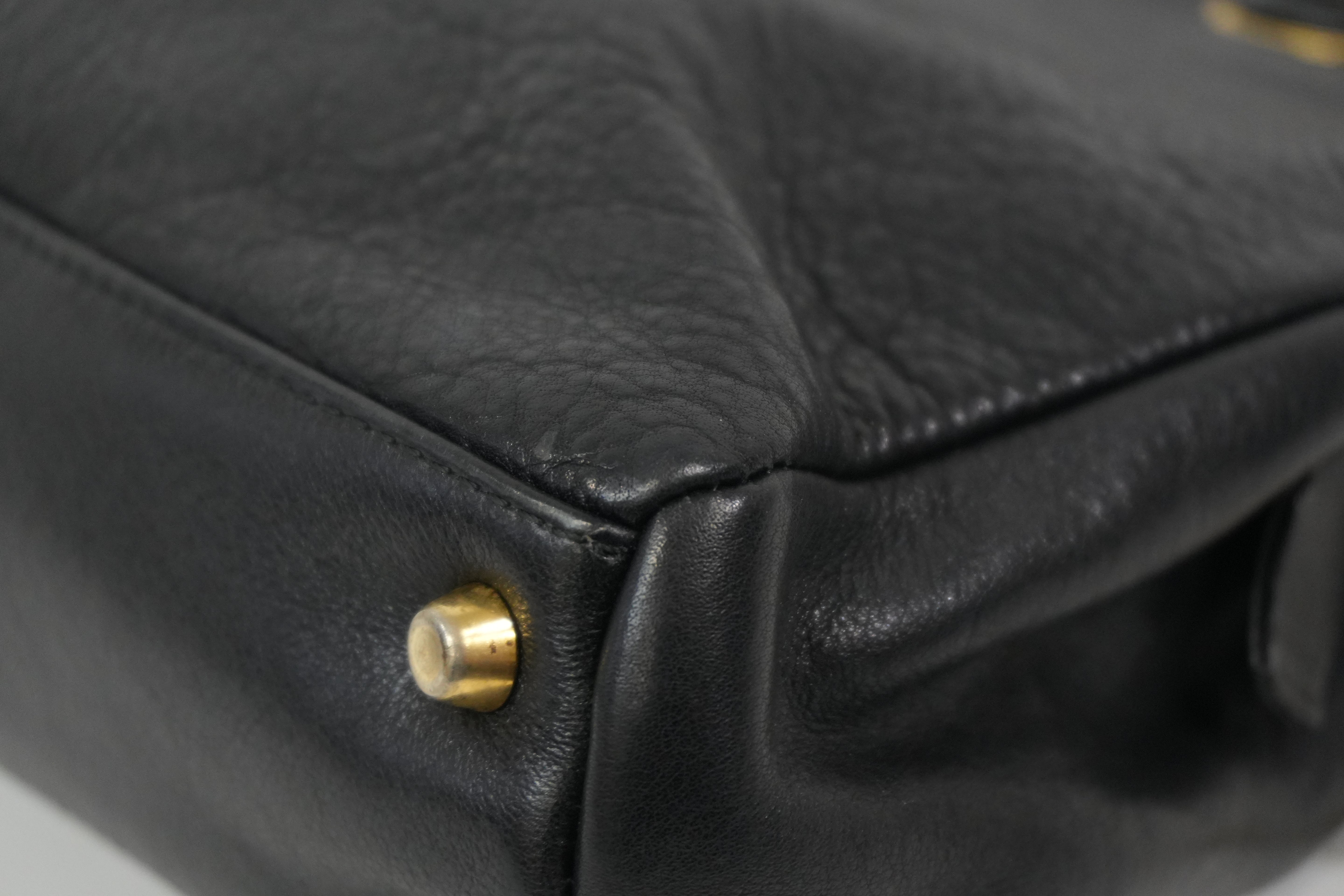 Pre-Owned Versace Tote Bag Black