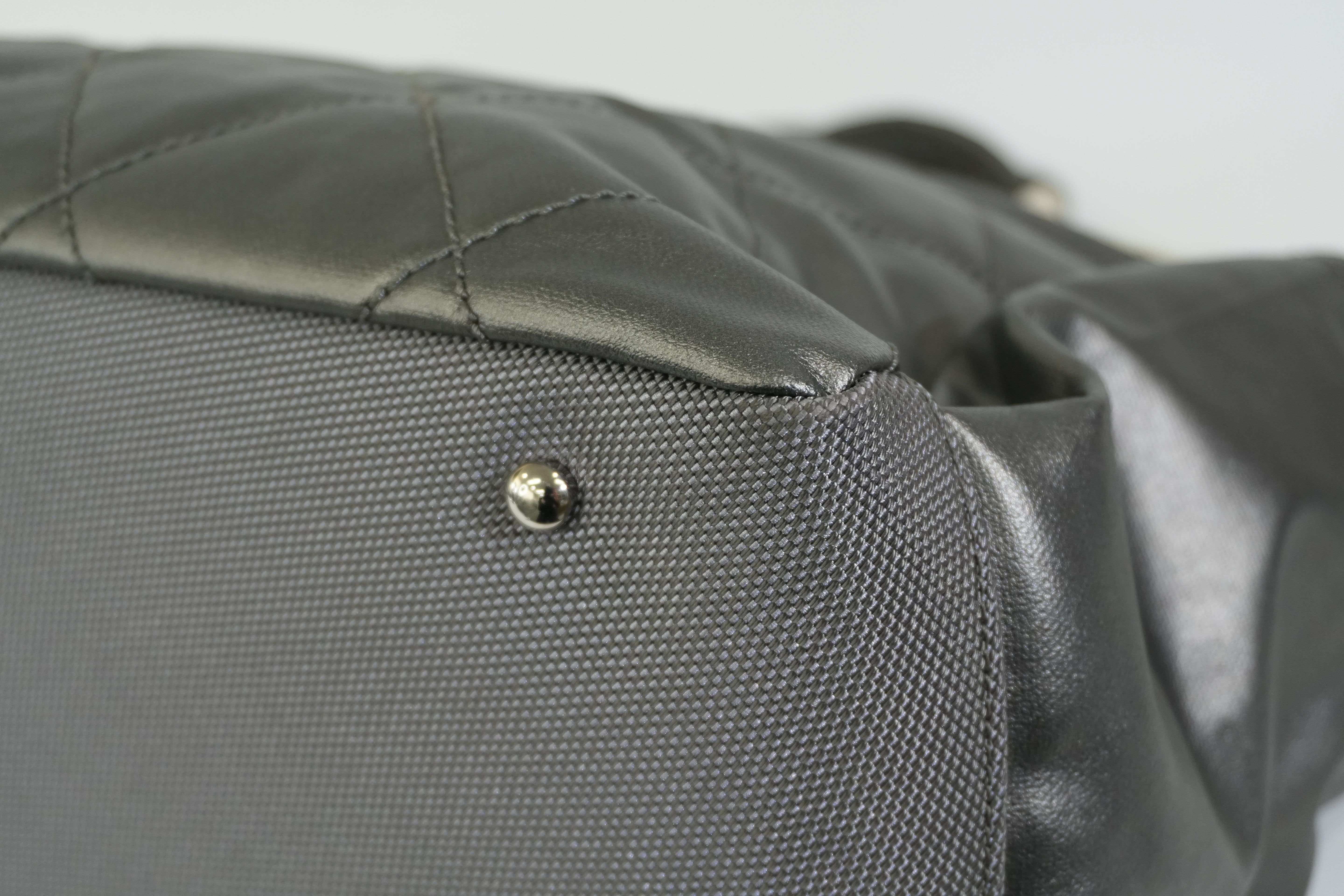 Pre-owned Chanel Paris Biarritz Tote Bag Silver