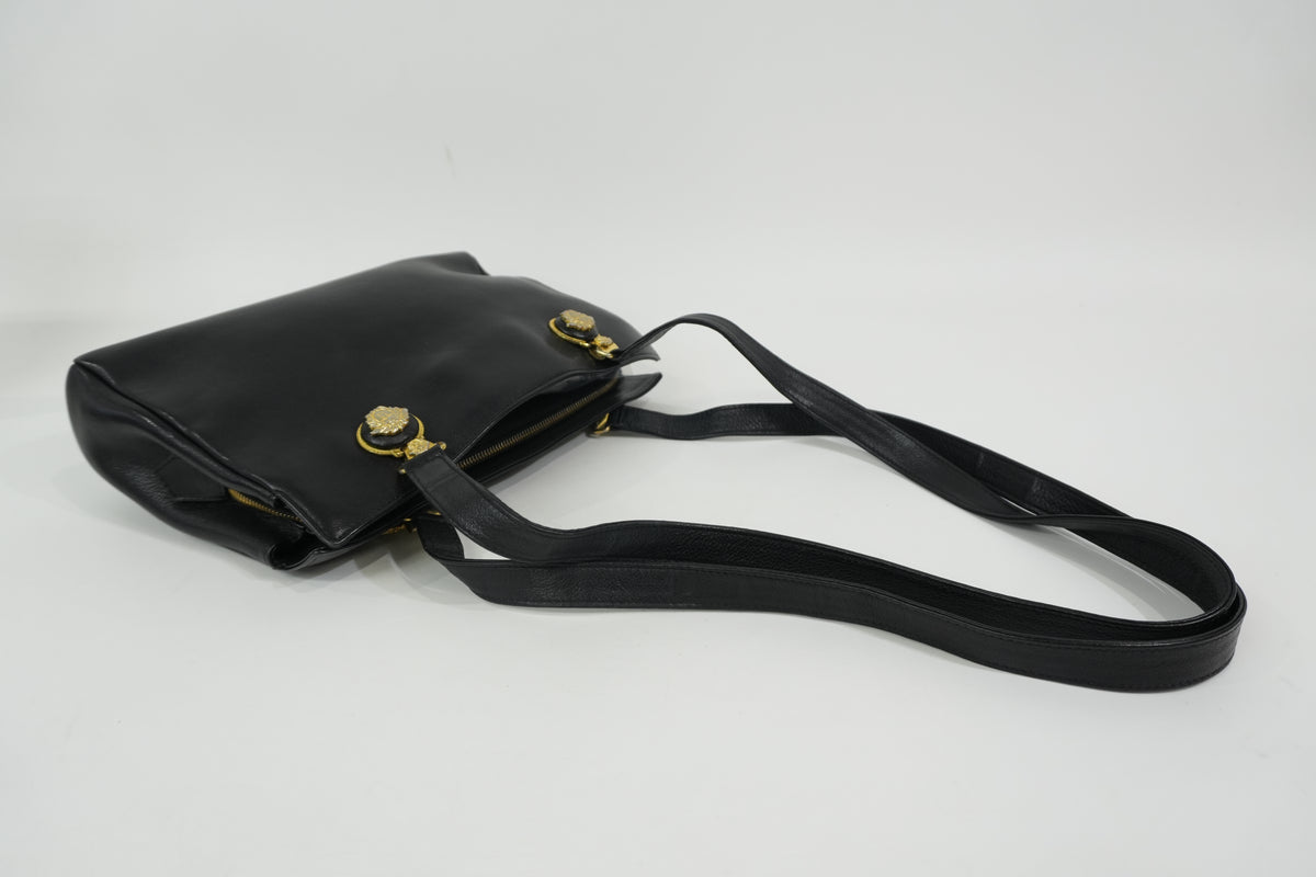 Pre-Owned Versace Tote Bag Black
