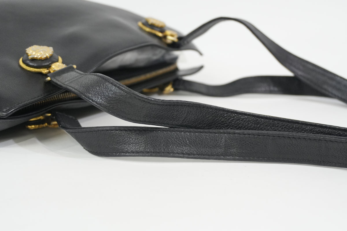 Pre-Owned Versace Tote Bag Black