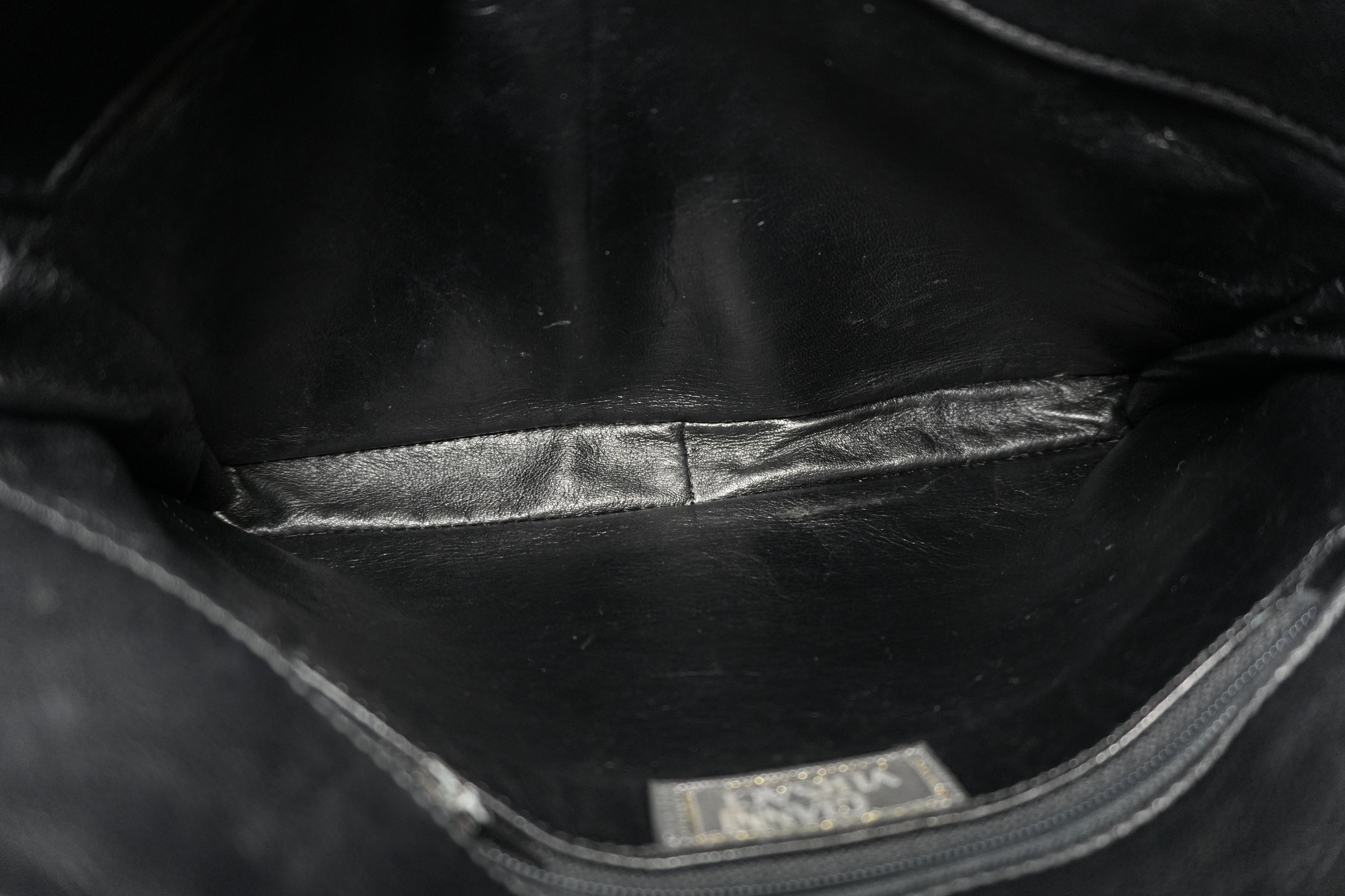 Pre-Owned Versace Tote Bag Black