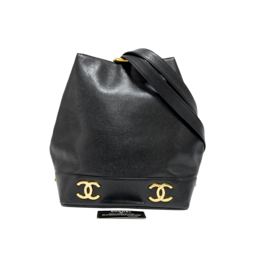 Chanel Triple CC Bucket Shoulder Bag Used