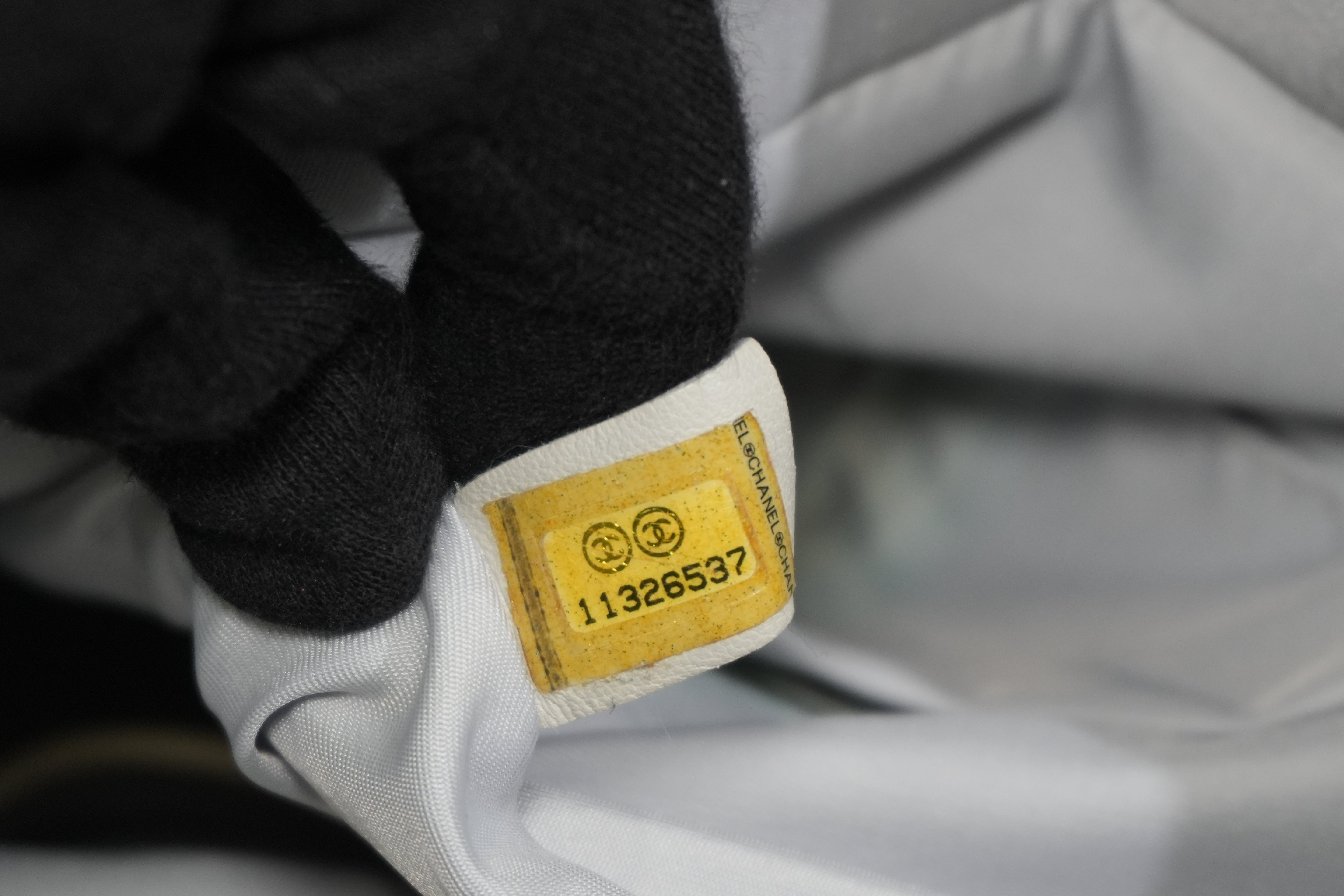 Pre-owned Chanel Paris Biarritz Tote Bag Silver