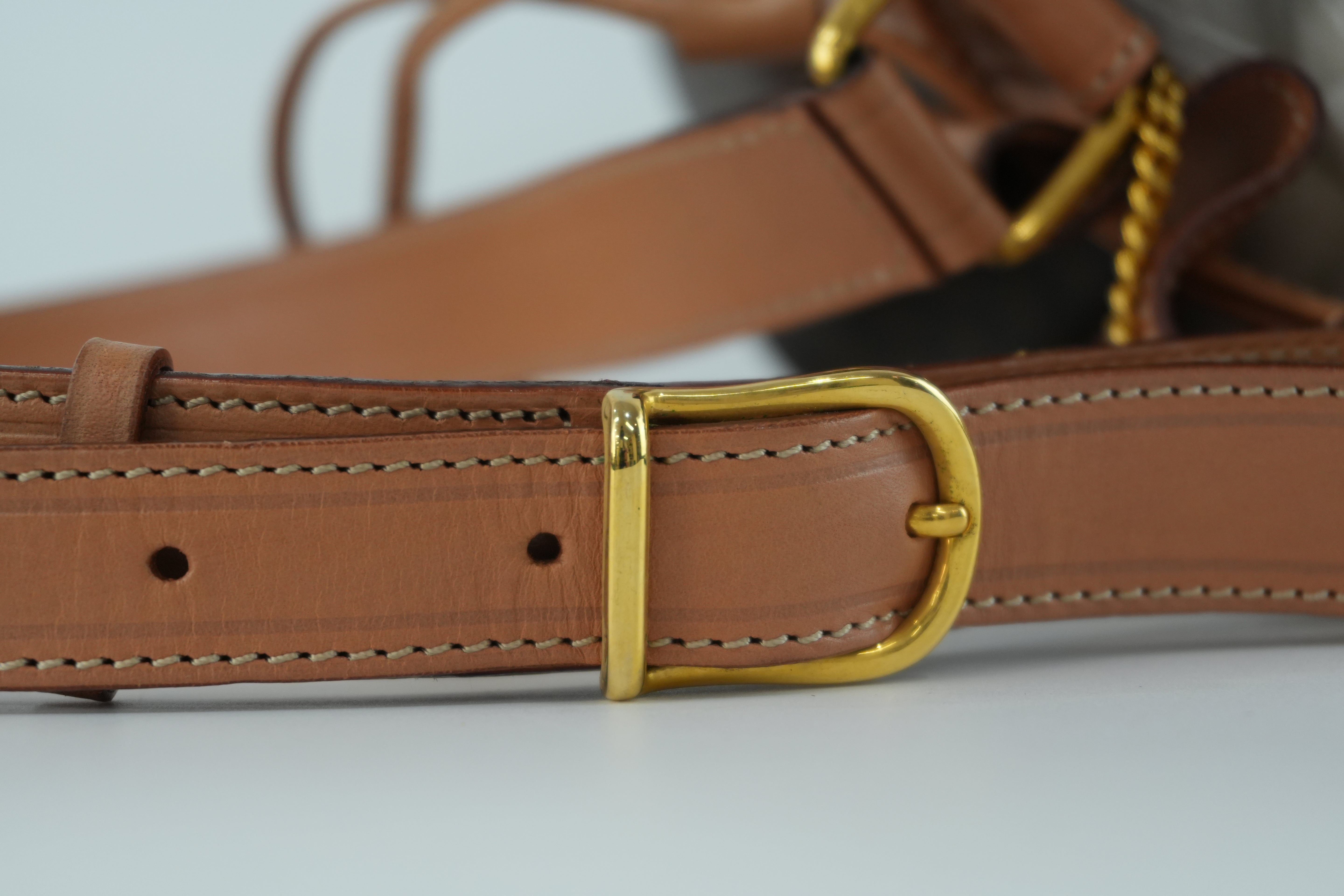 Celine Macadam Bucket Shoulder Bag Brown Used