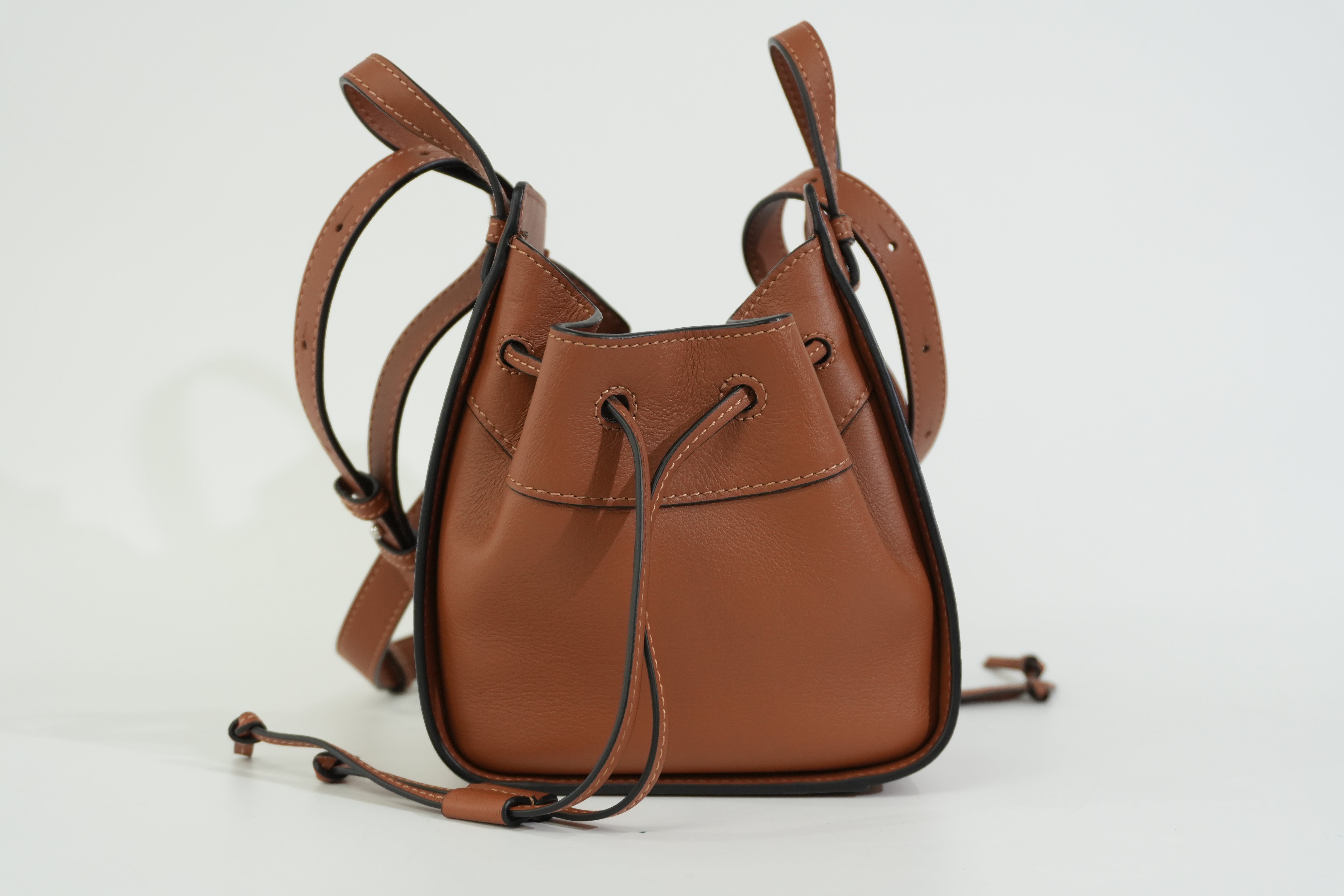 Pre-owned Loewe Mini Hammock Shoulder Bag Brown