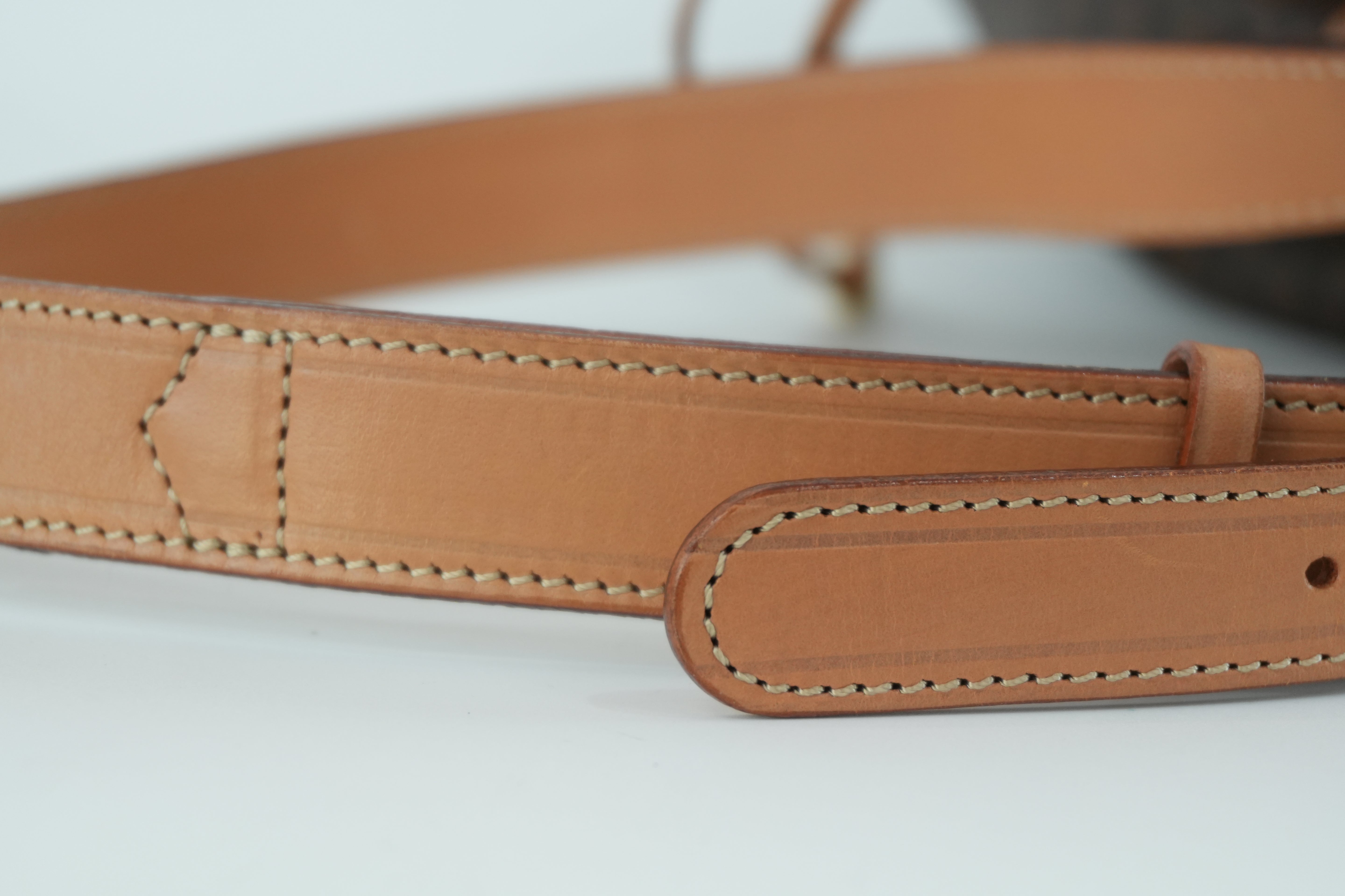 Celine Macadam Bucket Shoulder Bag Brown Used