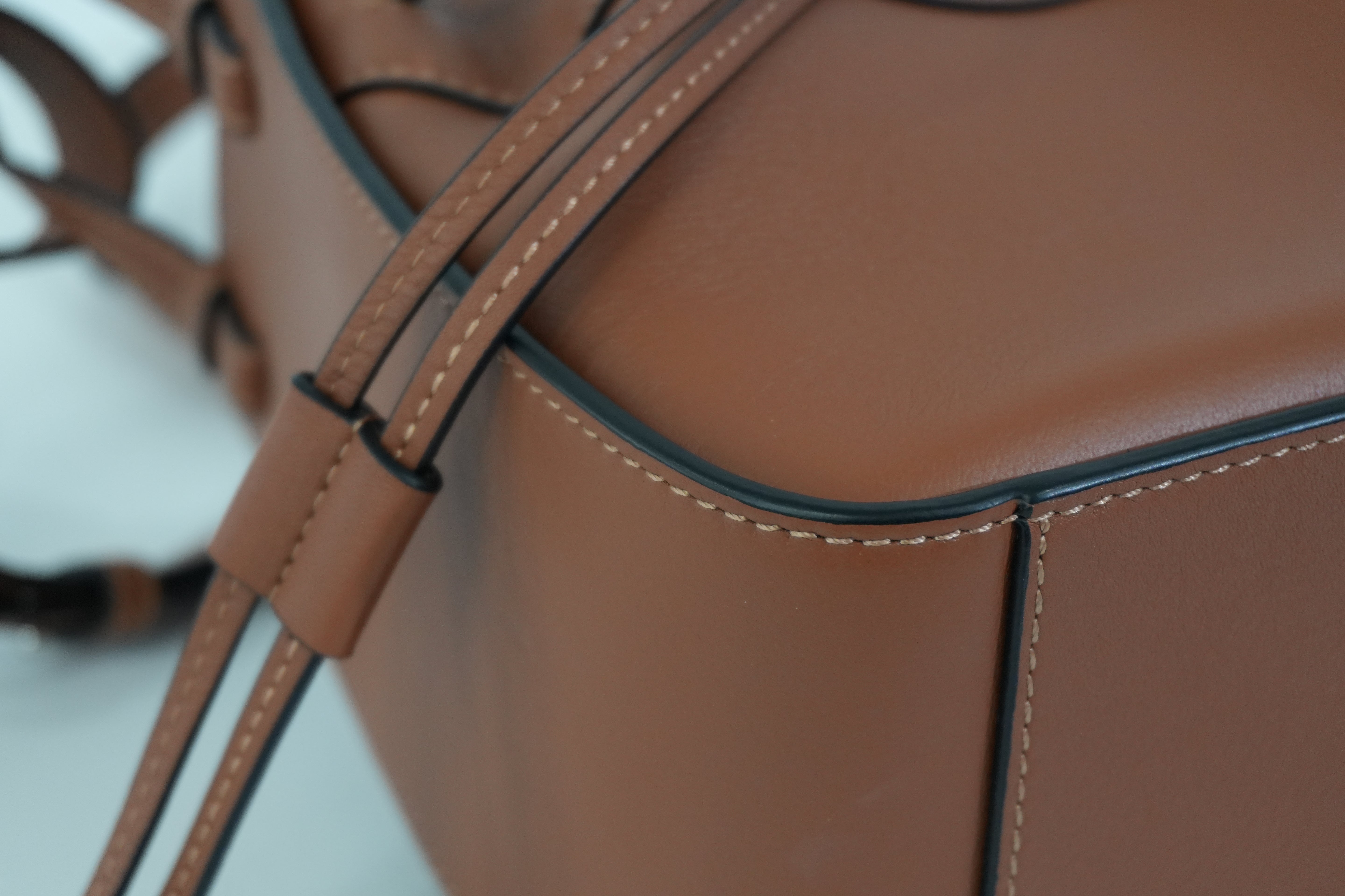 Pre-owned Loewe Mini Hammock Shoulder Bag Brown